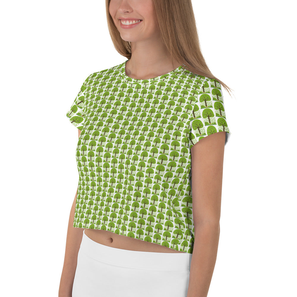 Women's Lucky Money Tree All Over Print Shirt