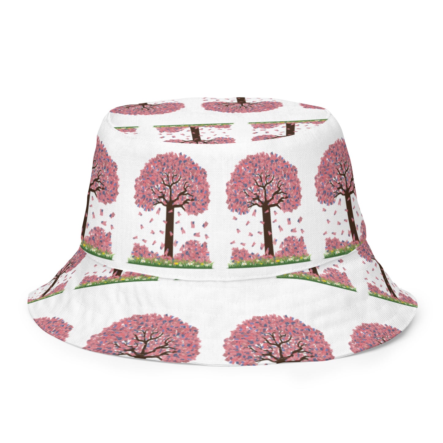 Lucky Tree of Flags reversible bucket hat