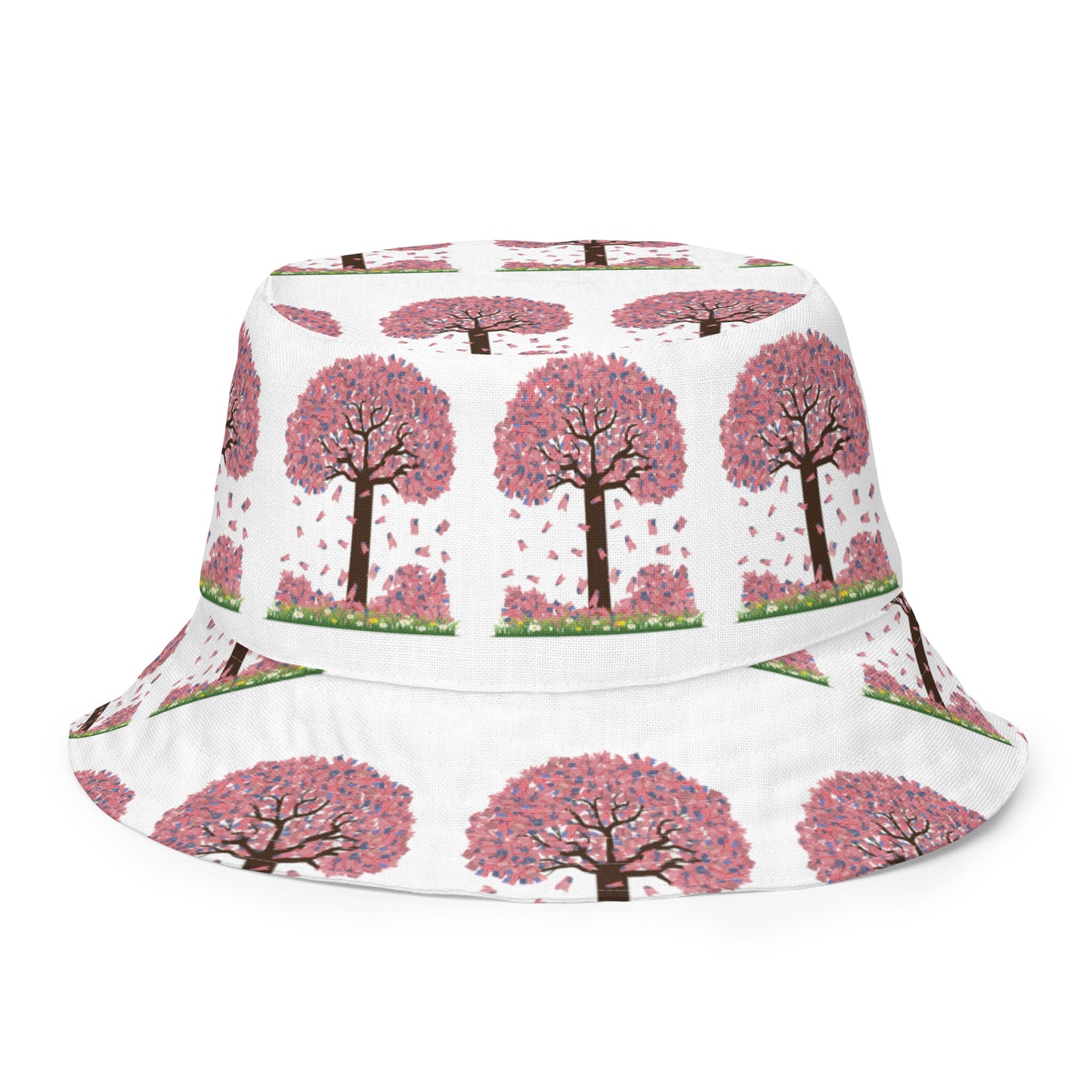 Lucky Tree of Flags reversible bucket hat