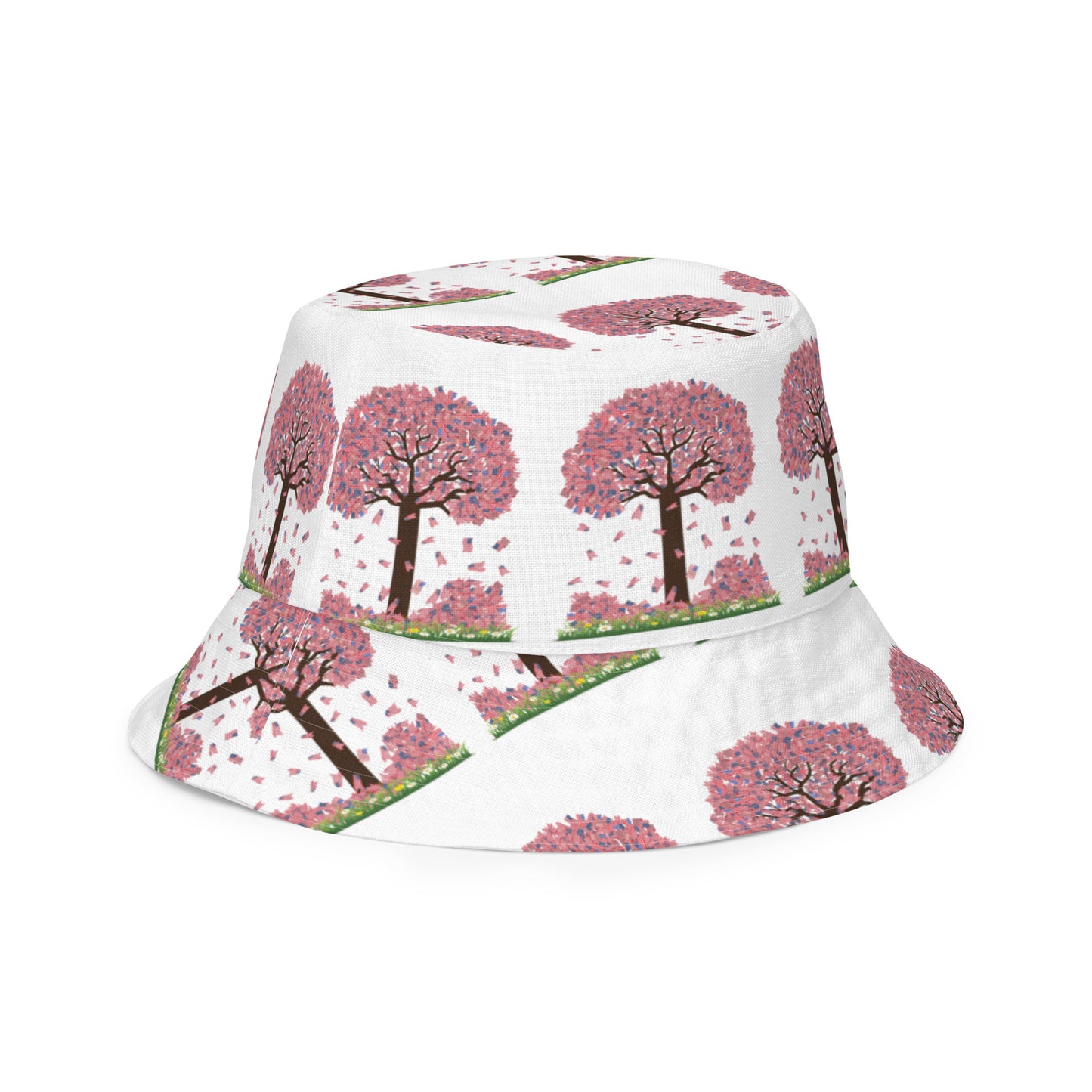 Lucky Tree of Flags reversible bucket hat