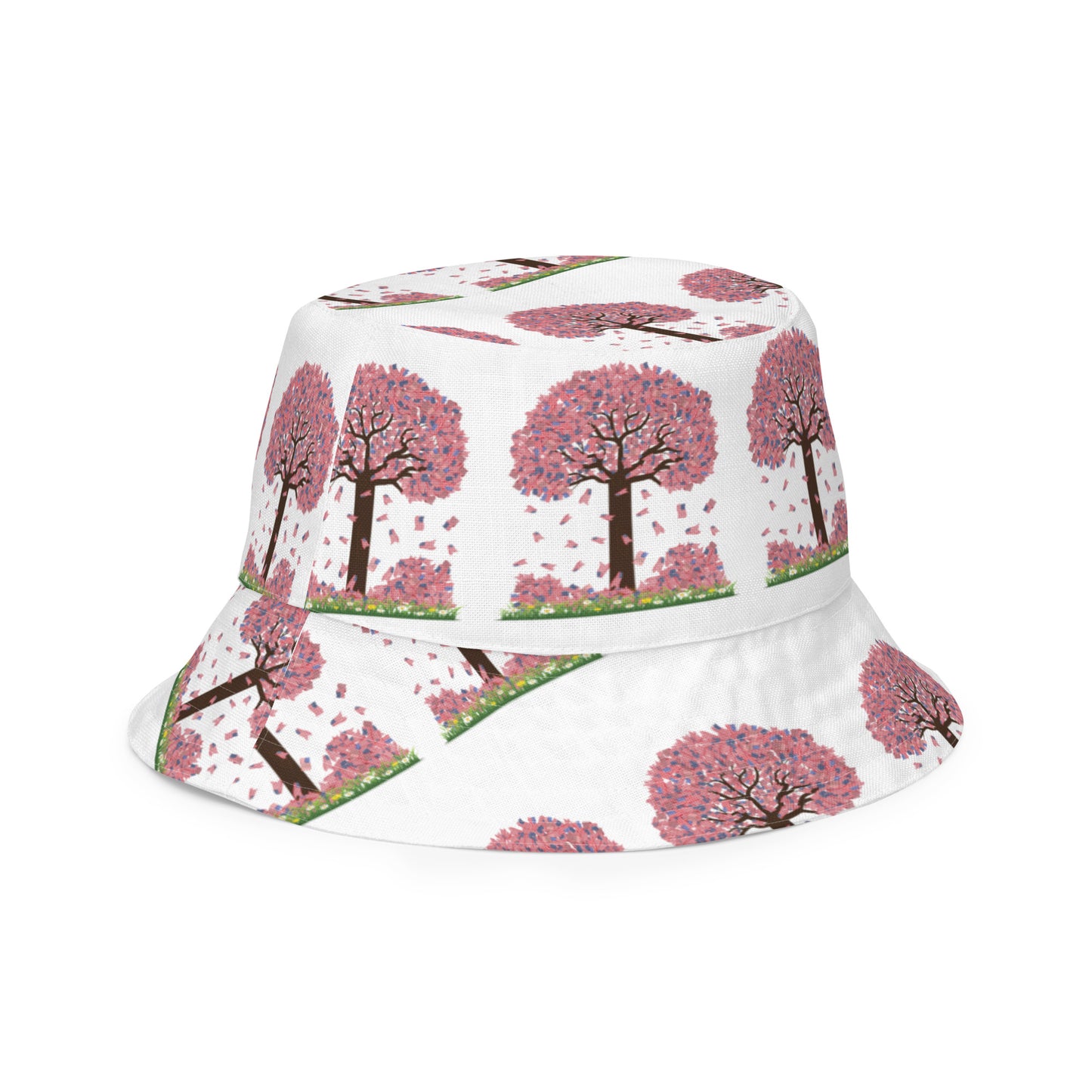 Lucky Tree of Flags reversible bucket hat