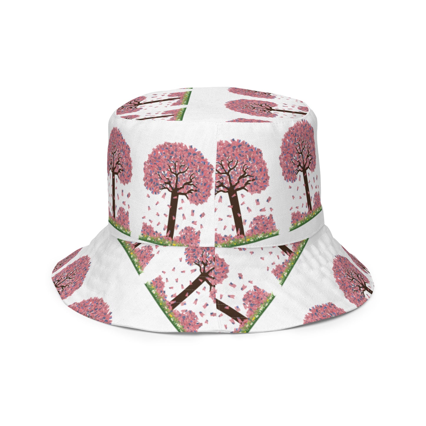 Lucky Tree of Flags reversible bucket hat