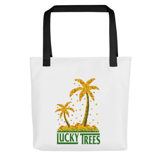 Gold Palm Trees Tote bag