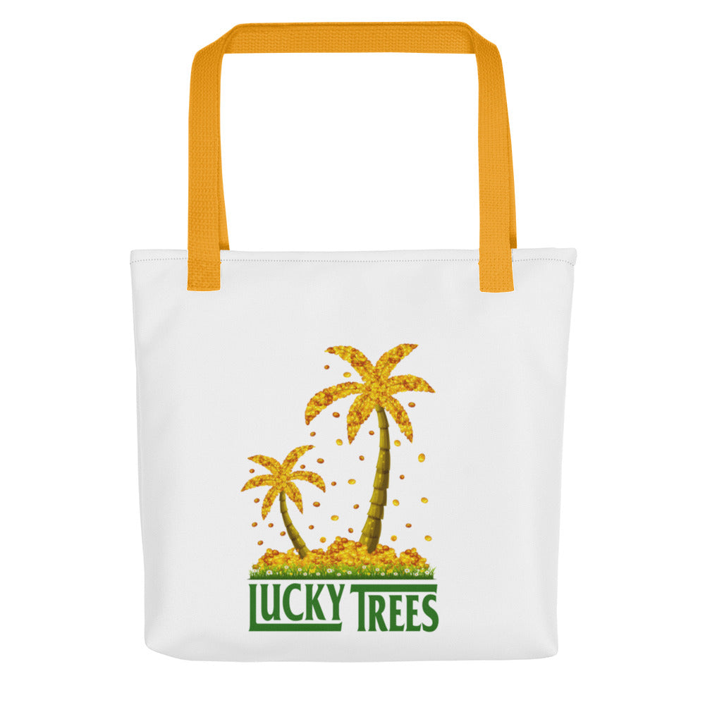 Gold Palm Trees Tote bag