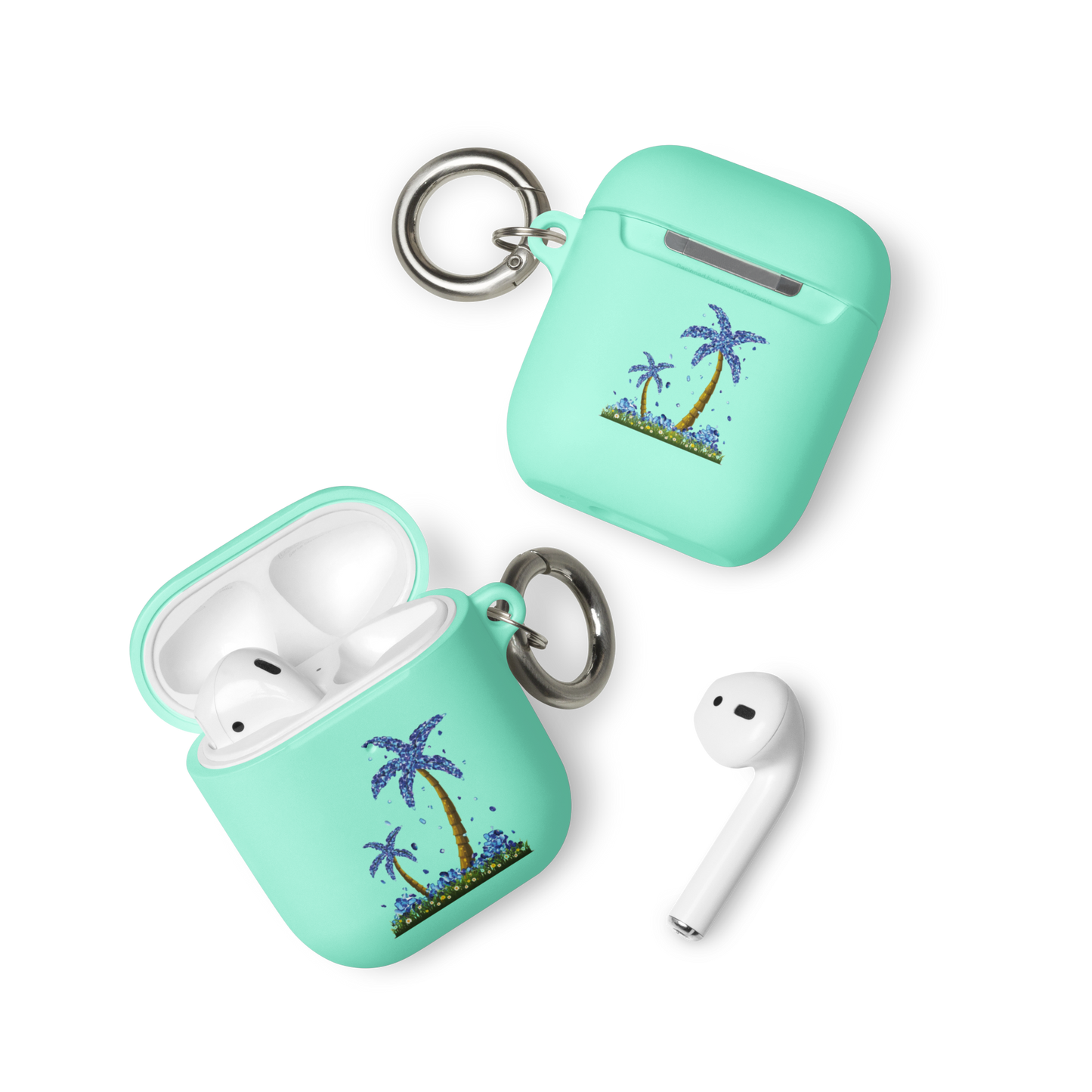 Lucky Diamond Palm Trees AirPods case