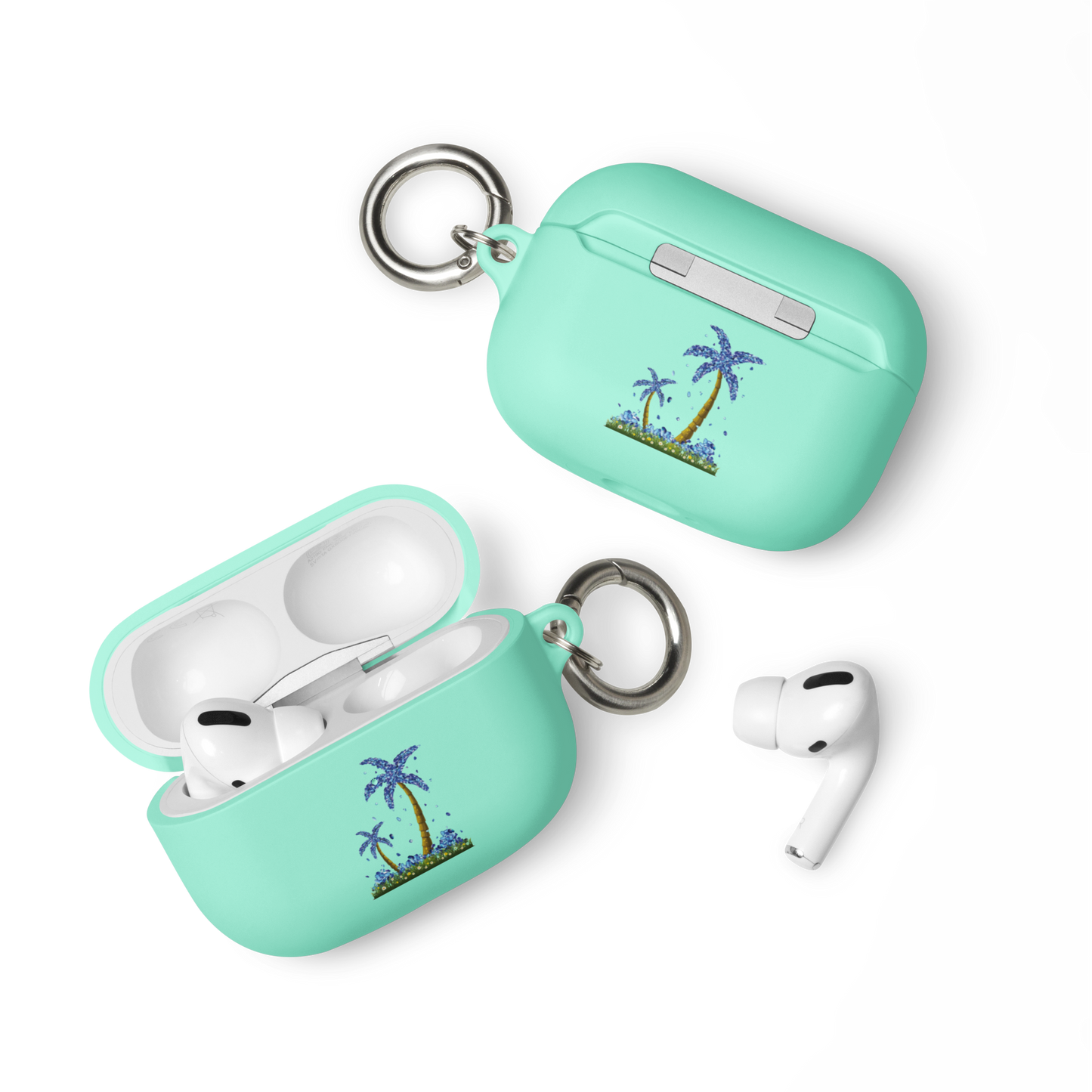 Lucky Diamond Palm Trees AirPods case