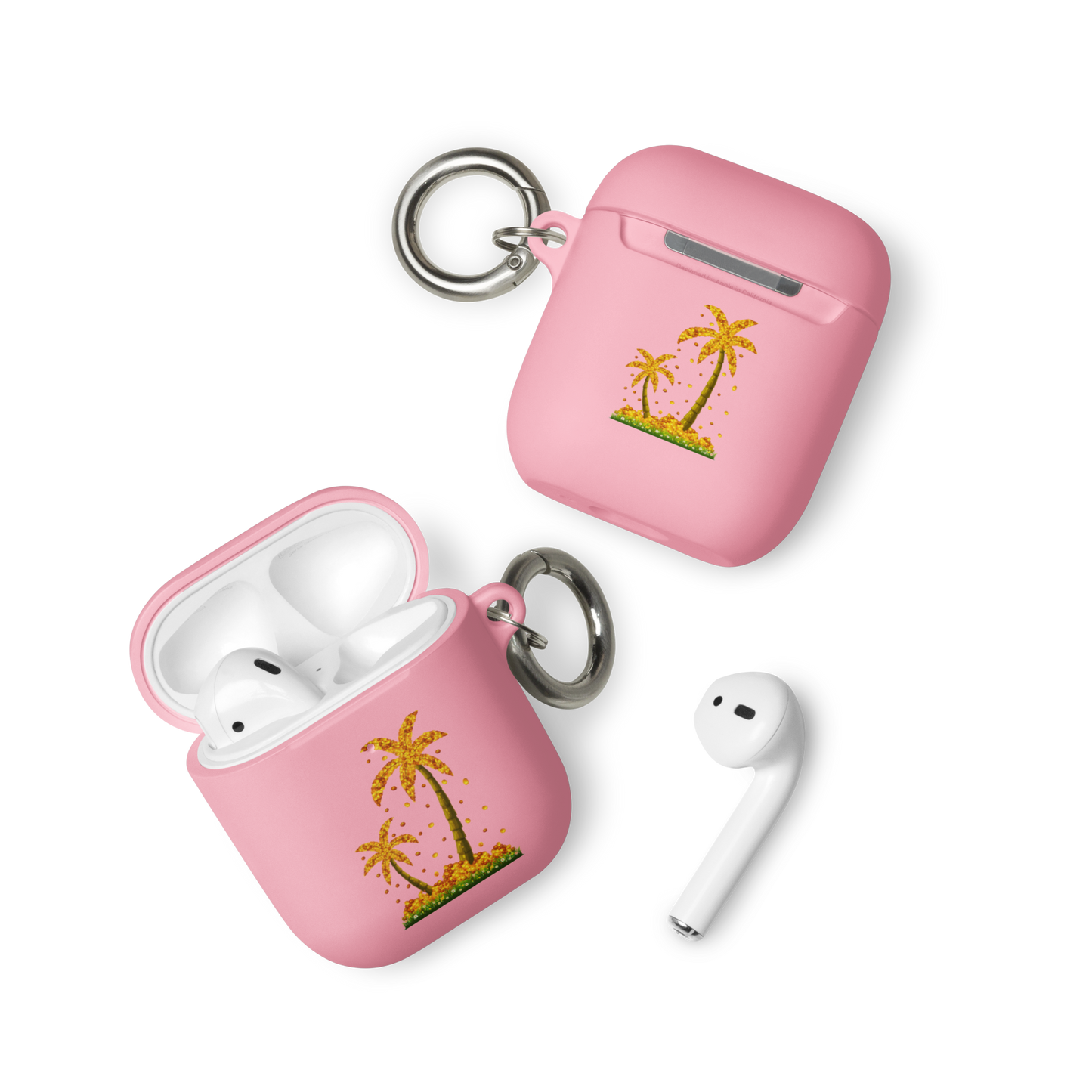 Lucky Gold Coin Palm Trees AirPods case