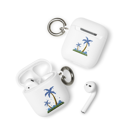 Lucky Diamond Palm Trees AirPods case