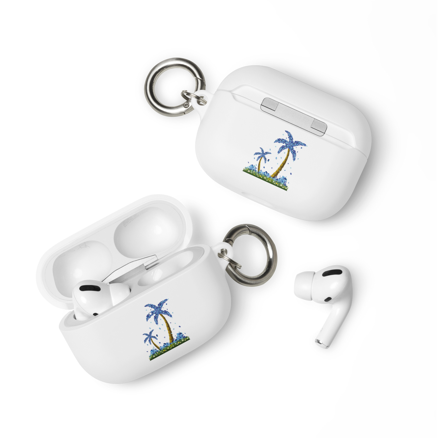 Lucky Diamond Palm Trees AirPods case