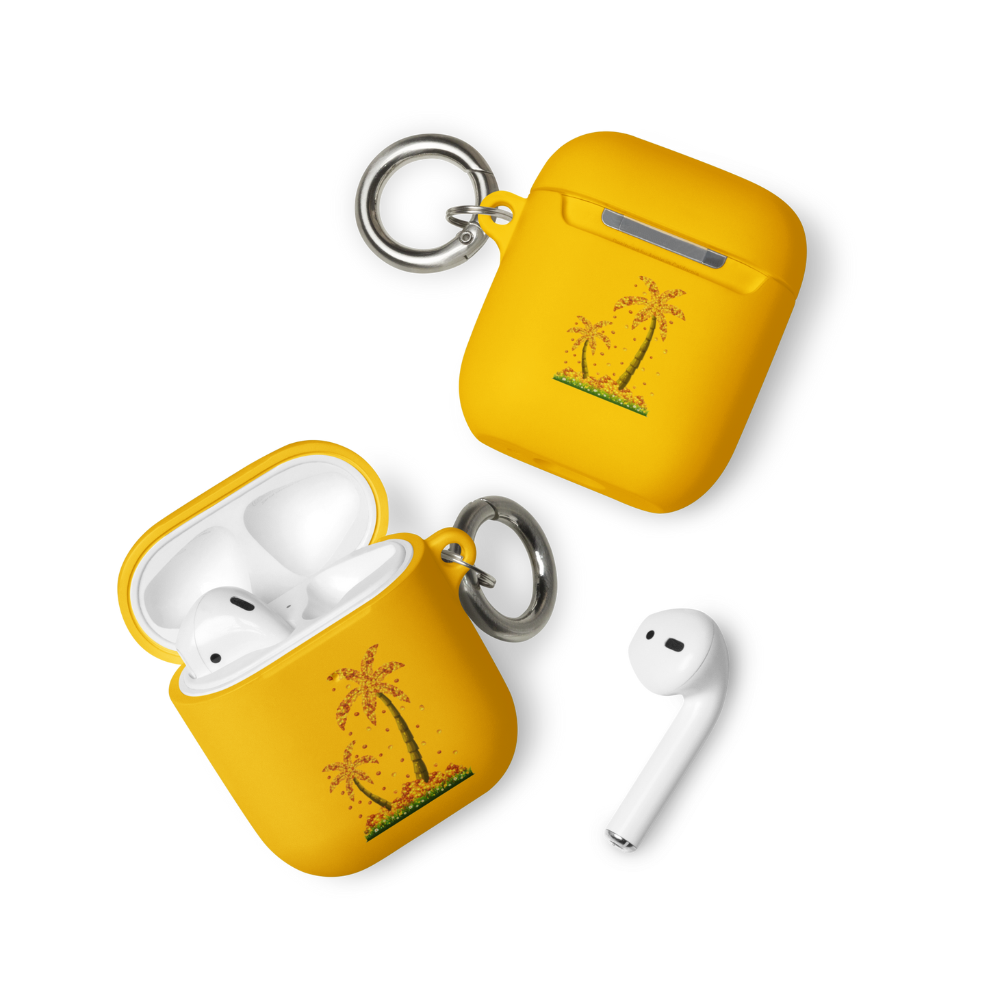 Lucky Gold Coin Palm Trees AirPods case