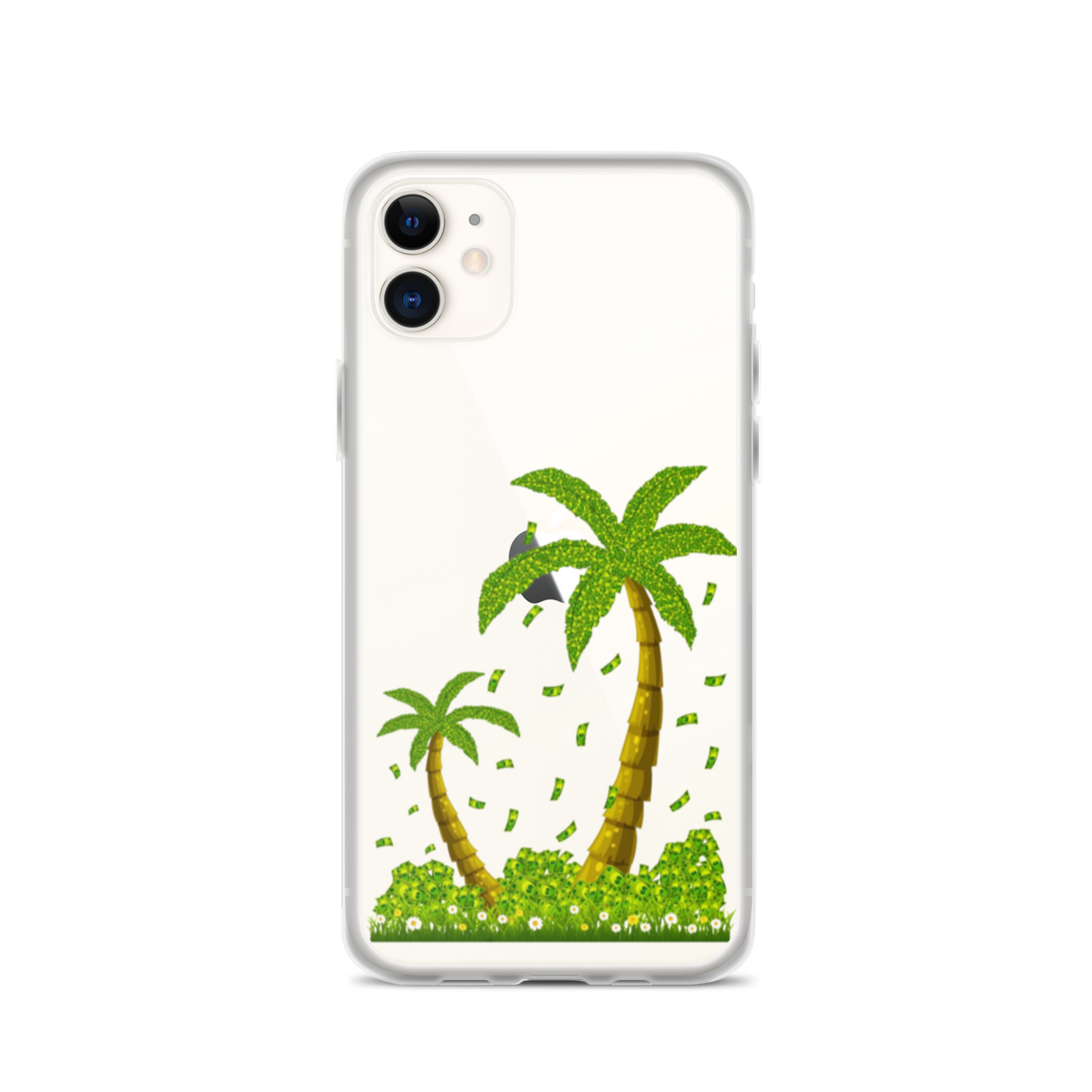 Lucky Money Palm Trees iPhone Case