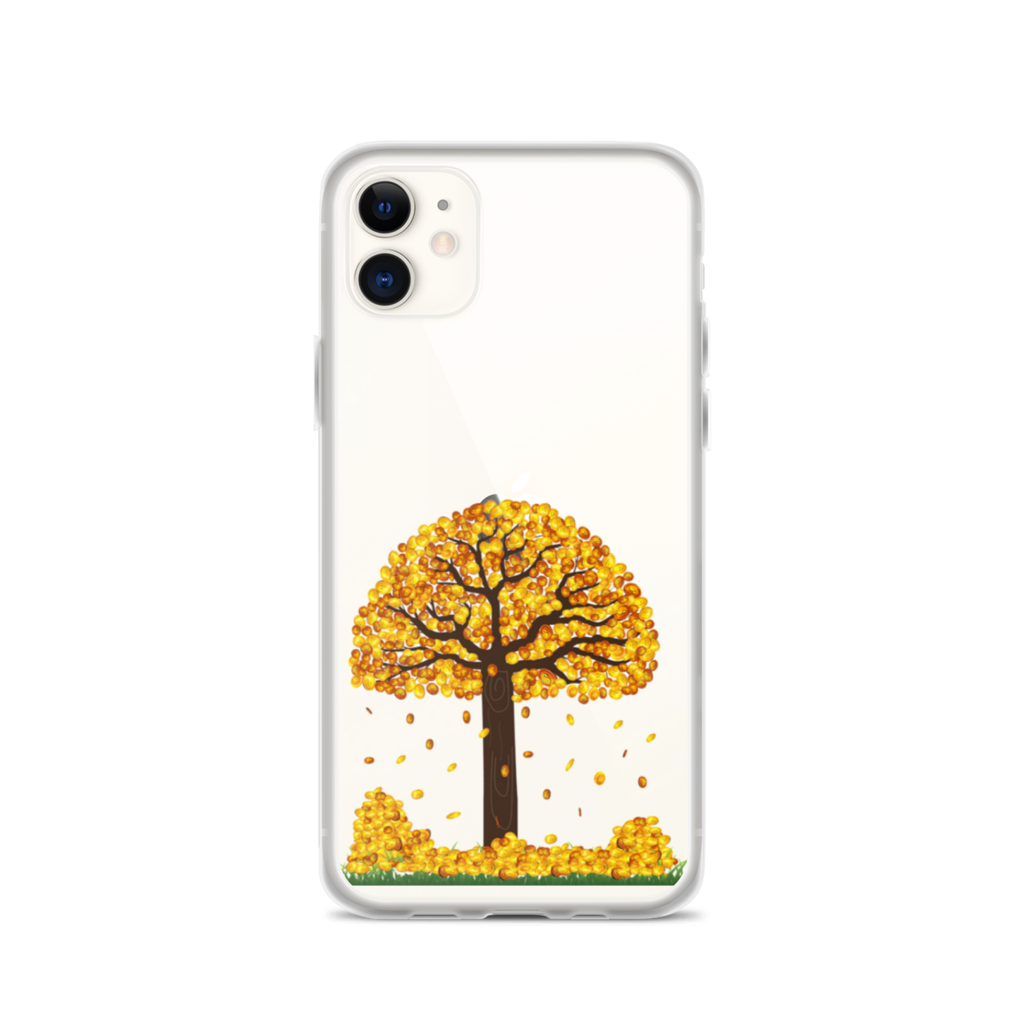 Lucky Gold Coin Money Tree iPhone Case