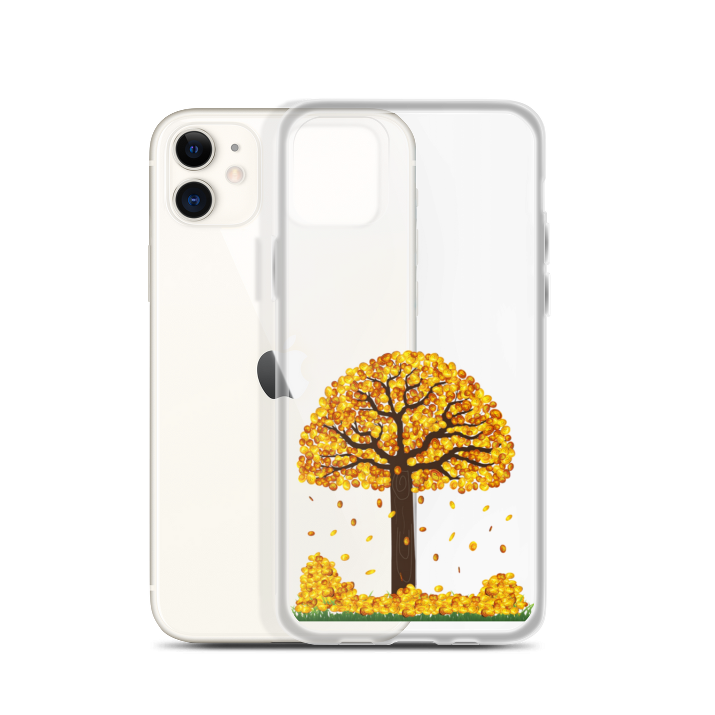 Lucky Gold Coin Money Tree iPhone Case