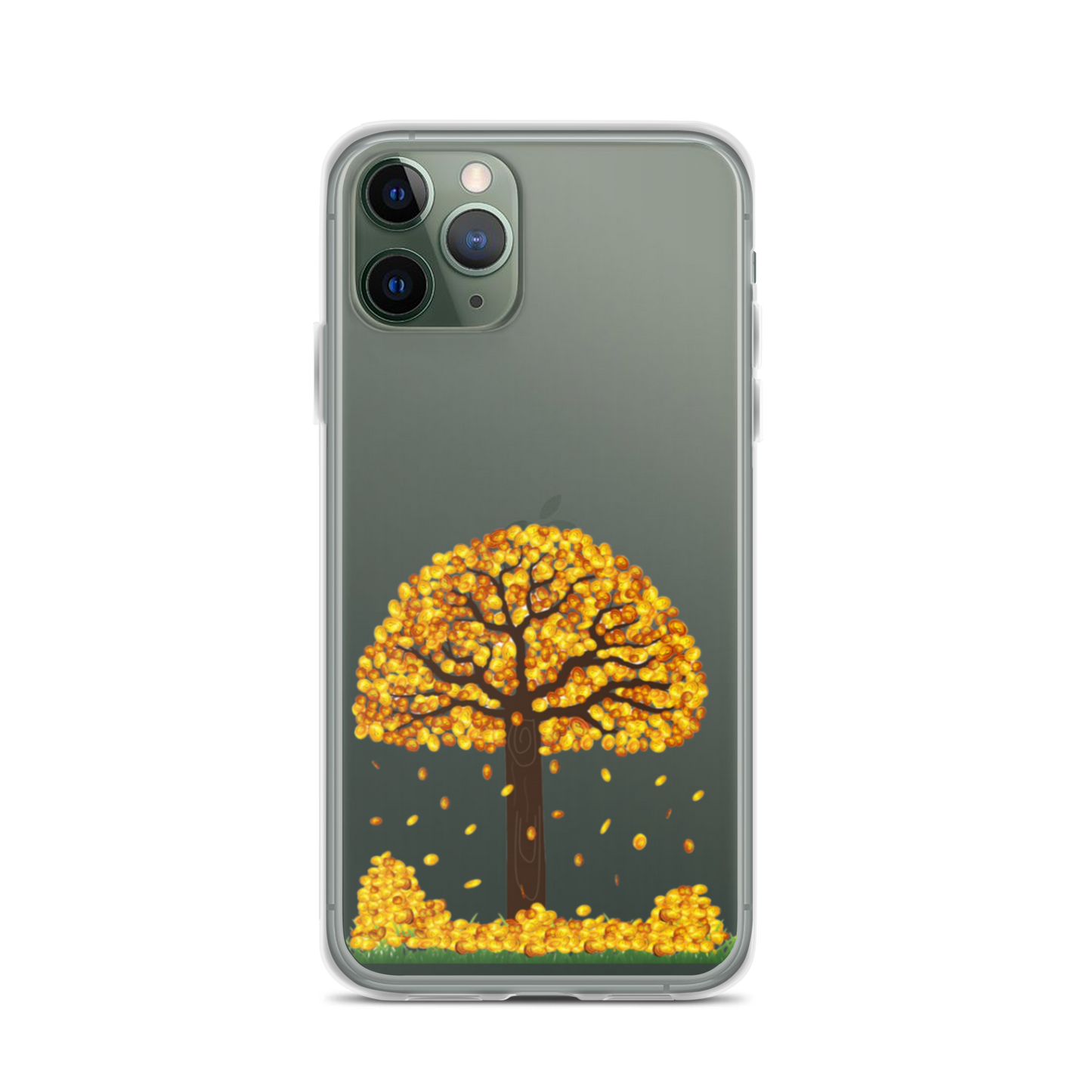 Lucky Gold Coin Money Tree iPhone Case