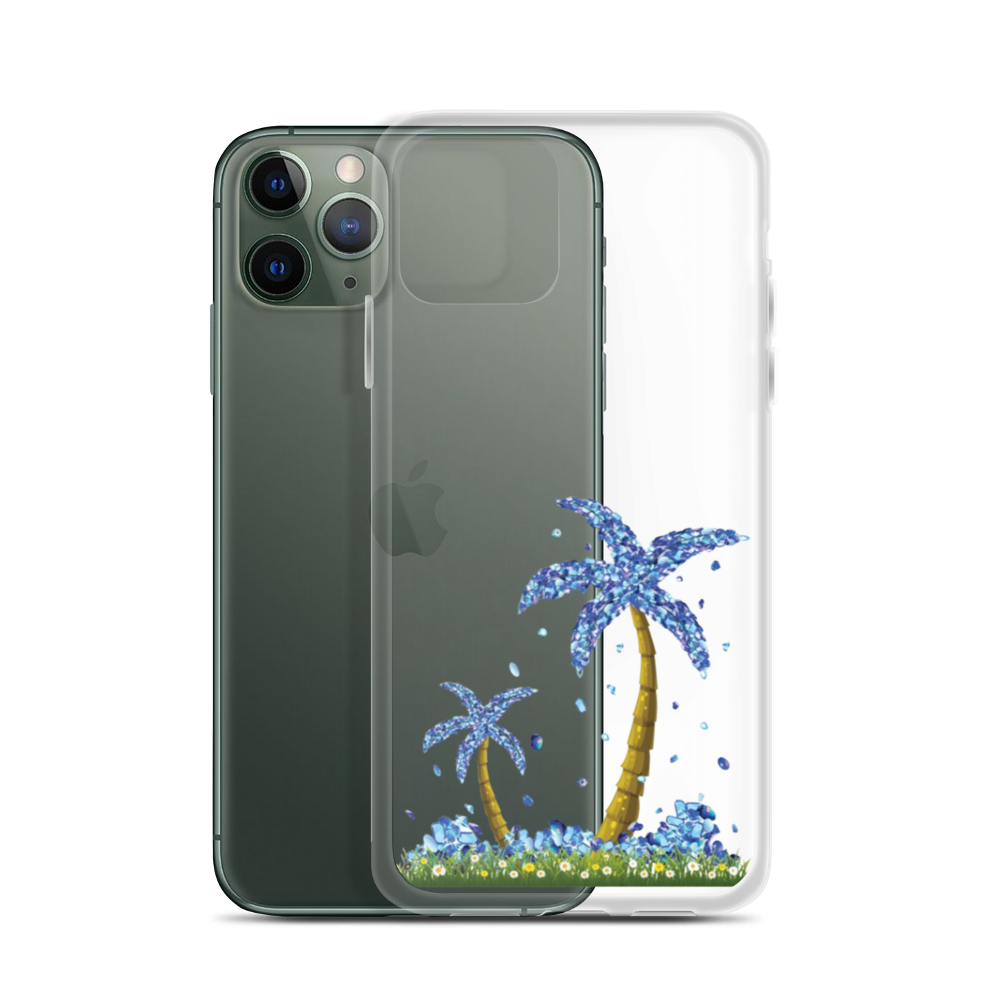 Lucky Diamond Palm Trees iPhone Case