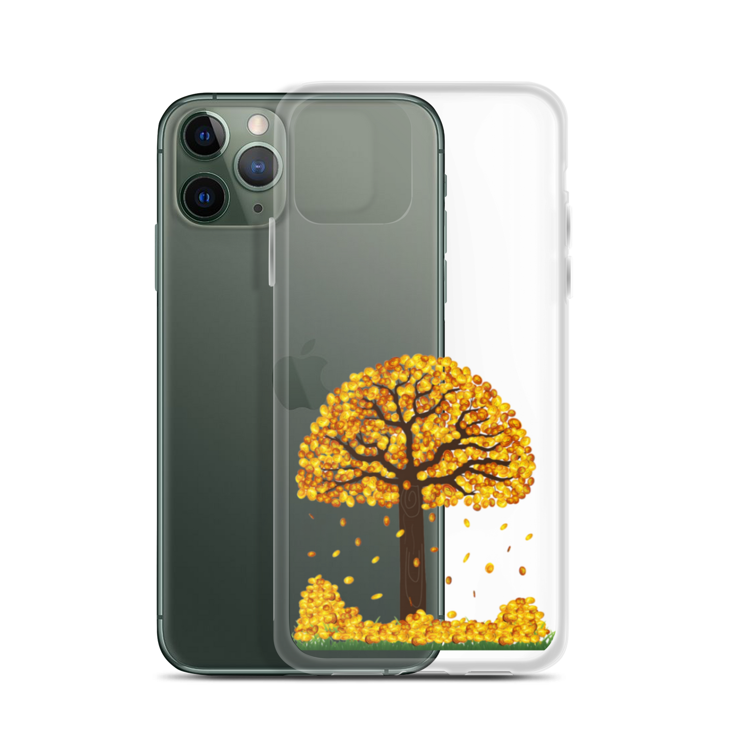 Lucky Gold Coin Money Tree iPhone Case