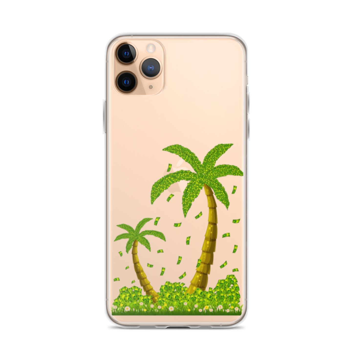 Lucky Money Palm Trees iPhone Case