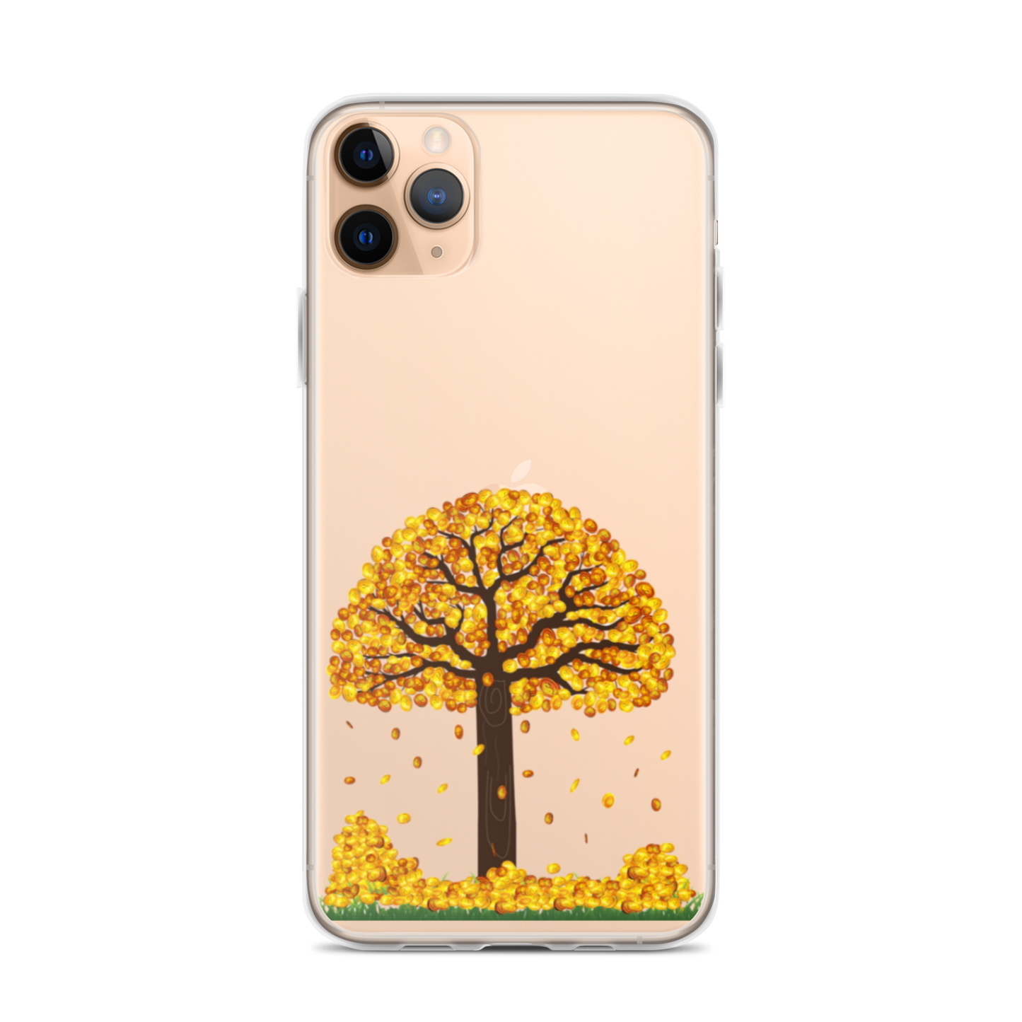 Lucky Gold Coin Money Tree iPhone Case