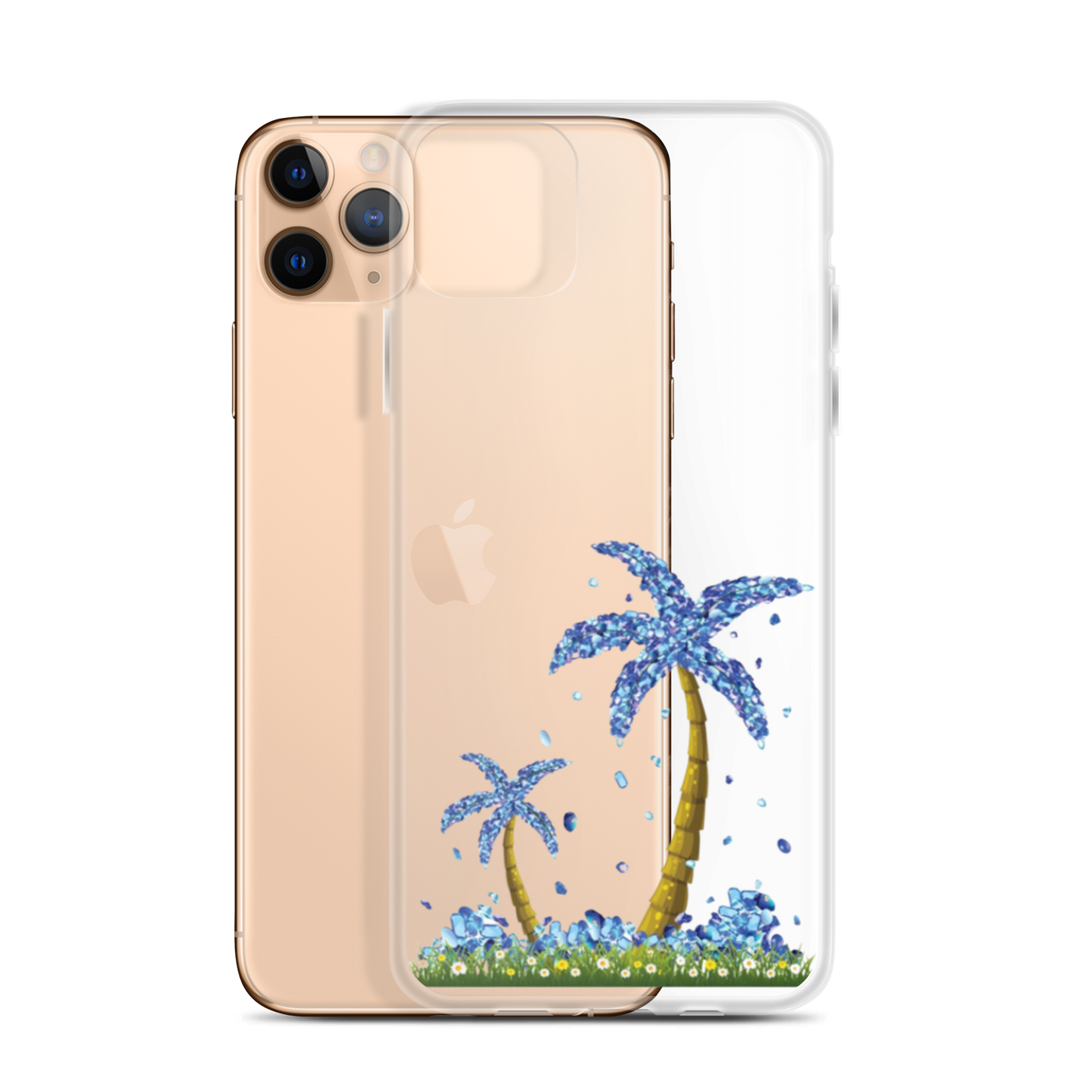 Lucky Diamond Palm Trees iPhone Case