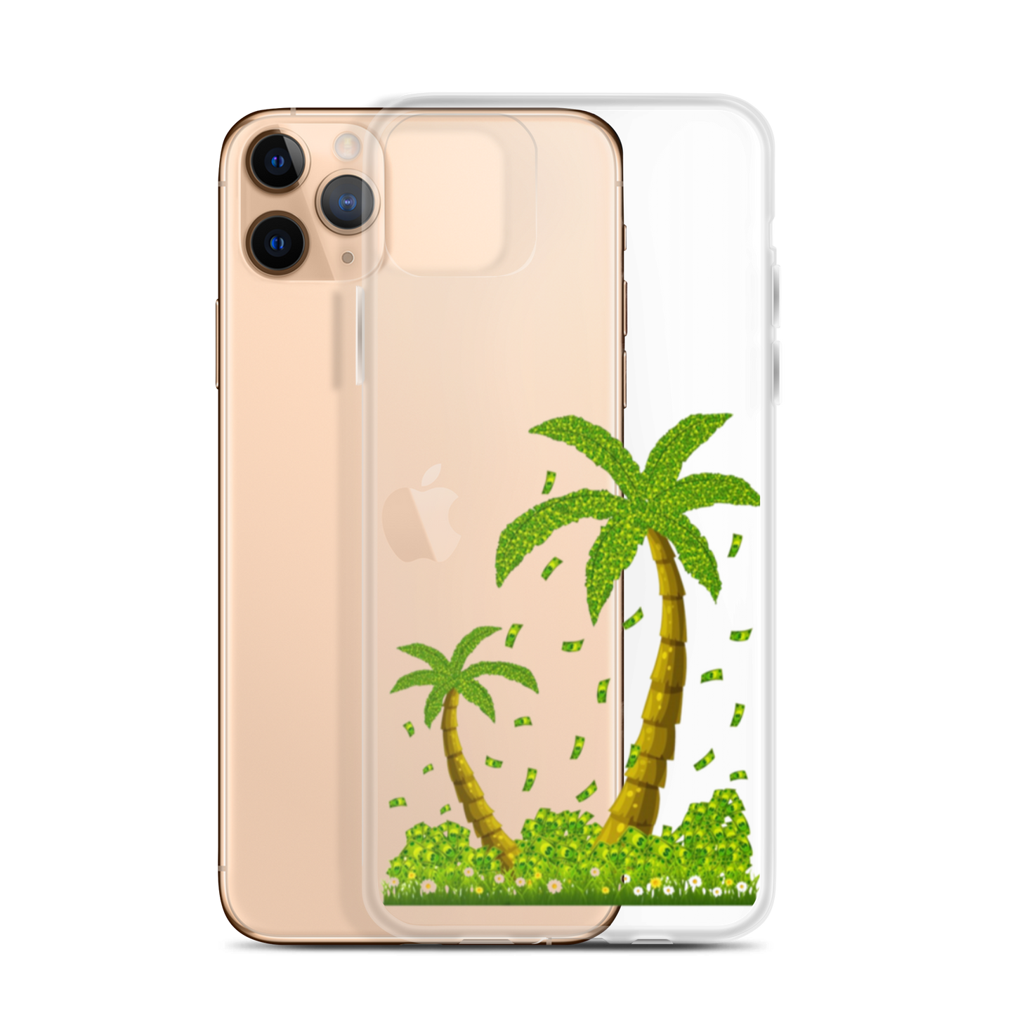 Lucky Money Palm Trees iPhone Case