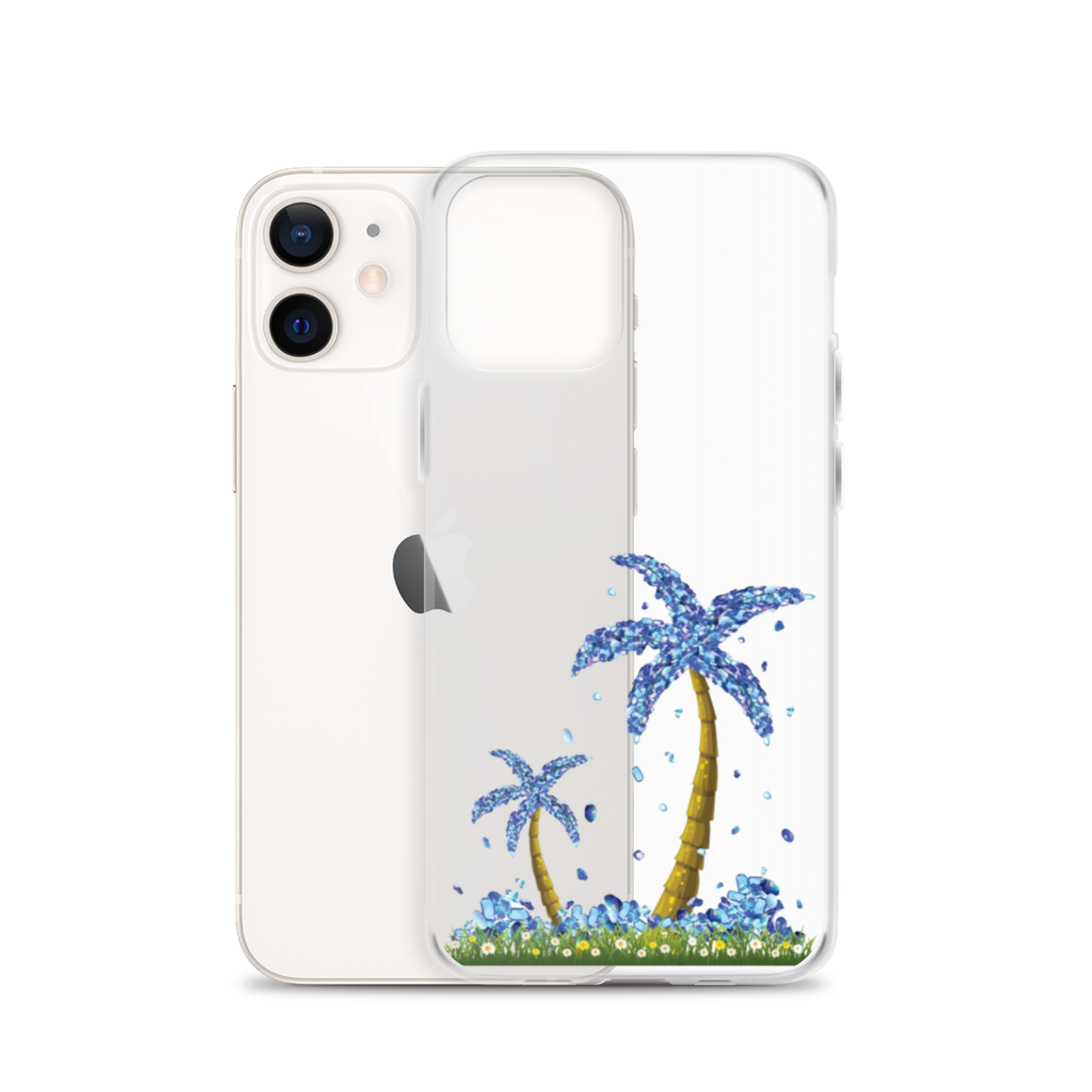 Lucky Diamond Palm Trees iPhone Case