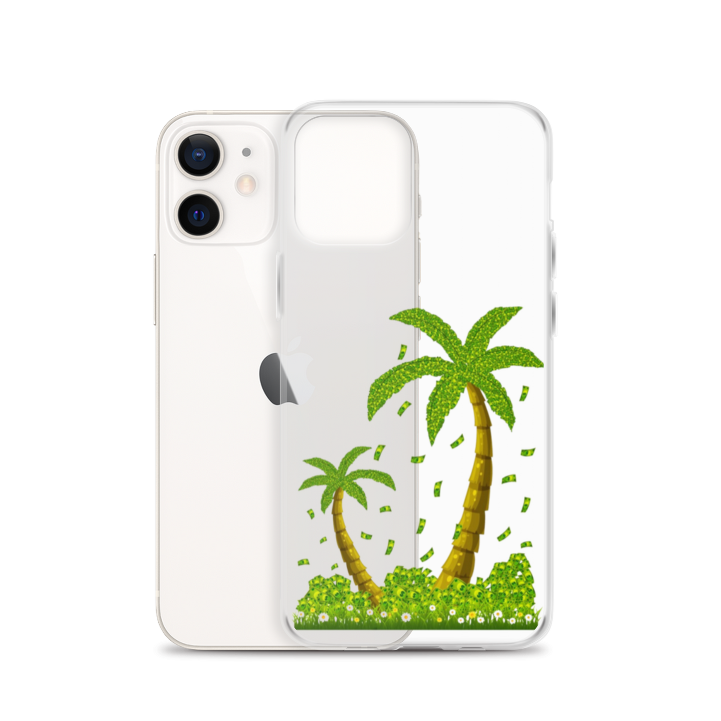 Lucky Money Palm Trees iPhone Case