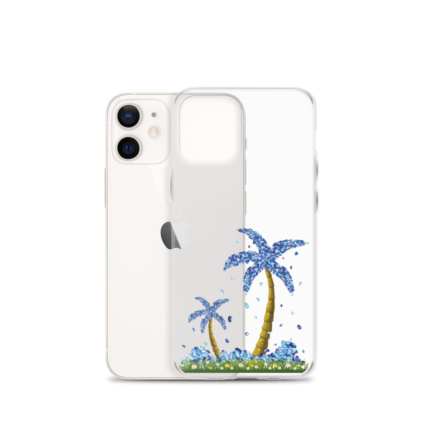 Lucky Diamond Palm Trees iPhone Case