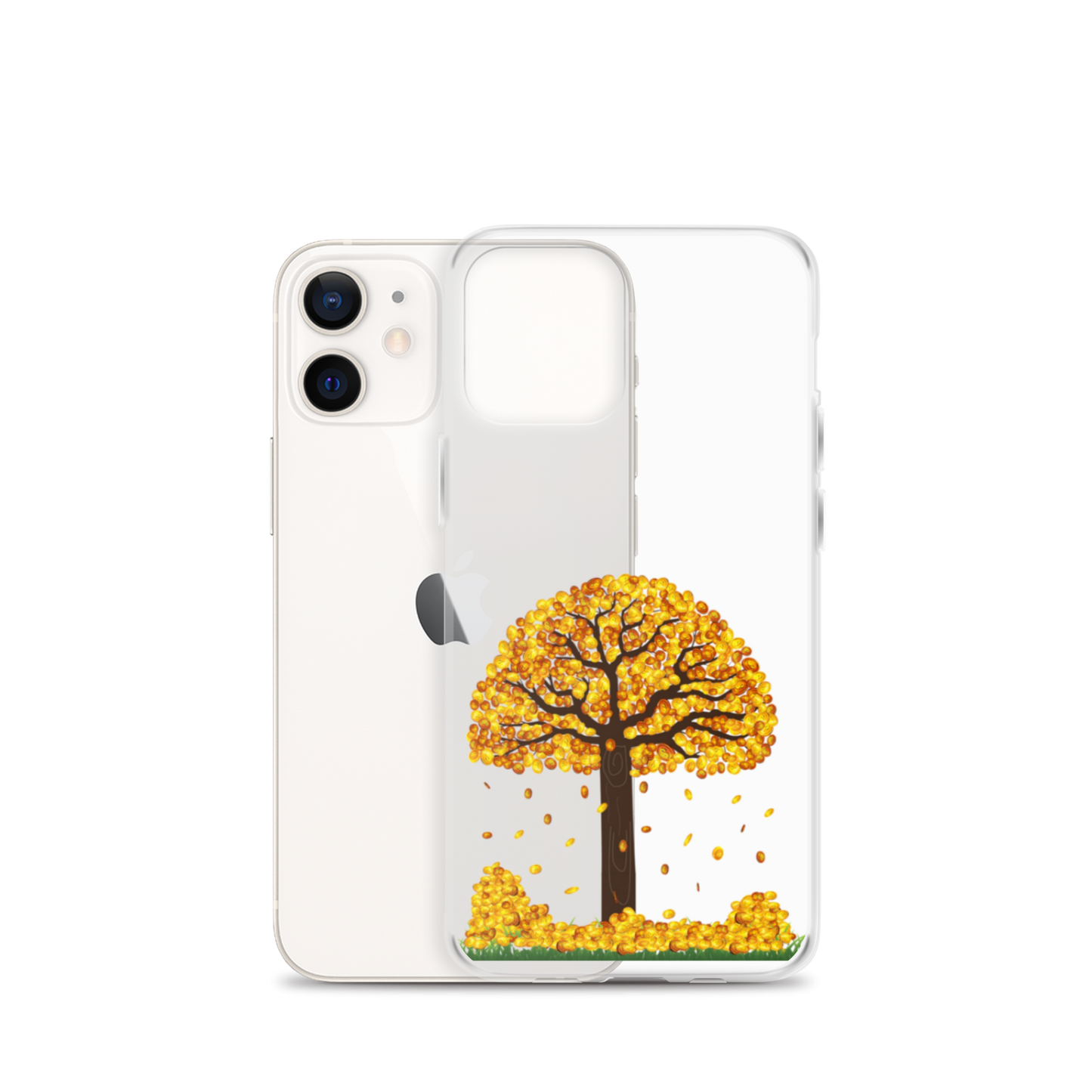 Lucky Gold Coin Money Tree iPhone Case