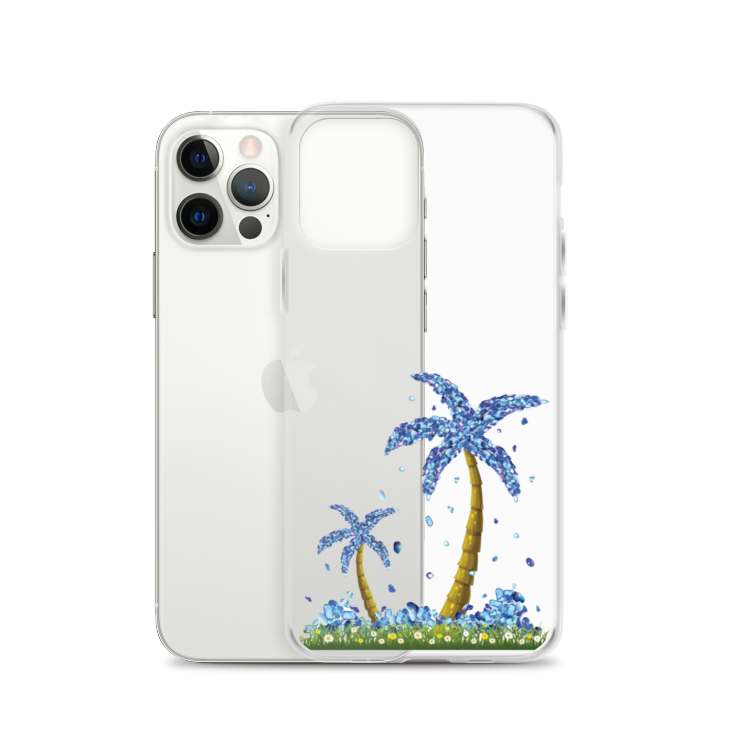 Lucky Diamond Palm Trees iPhone Case