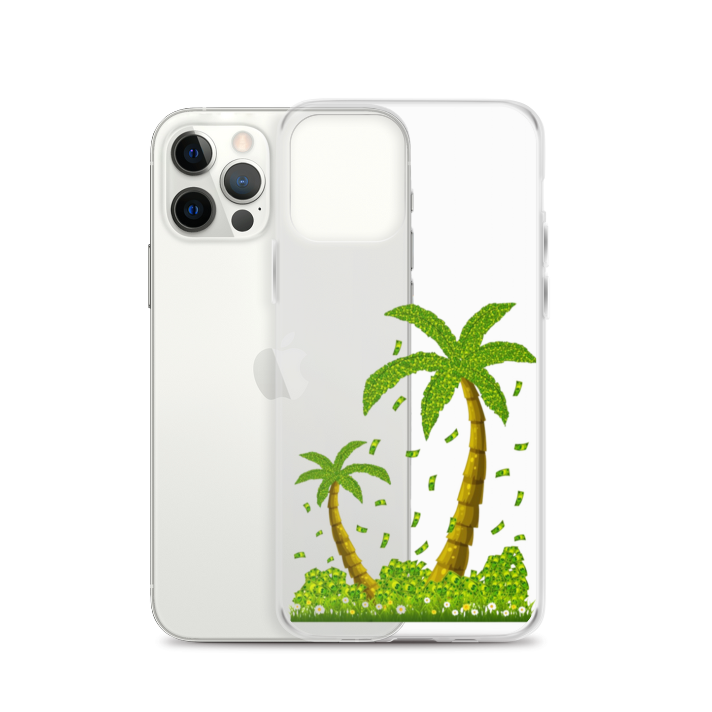 Lucky Money Palm Trees iPhone Case