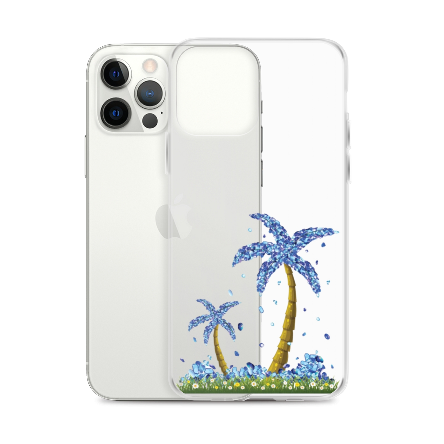 Lucky Diamond Palm Trees iPhone Case