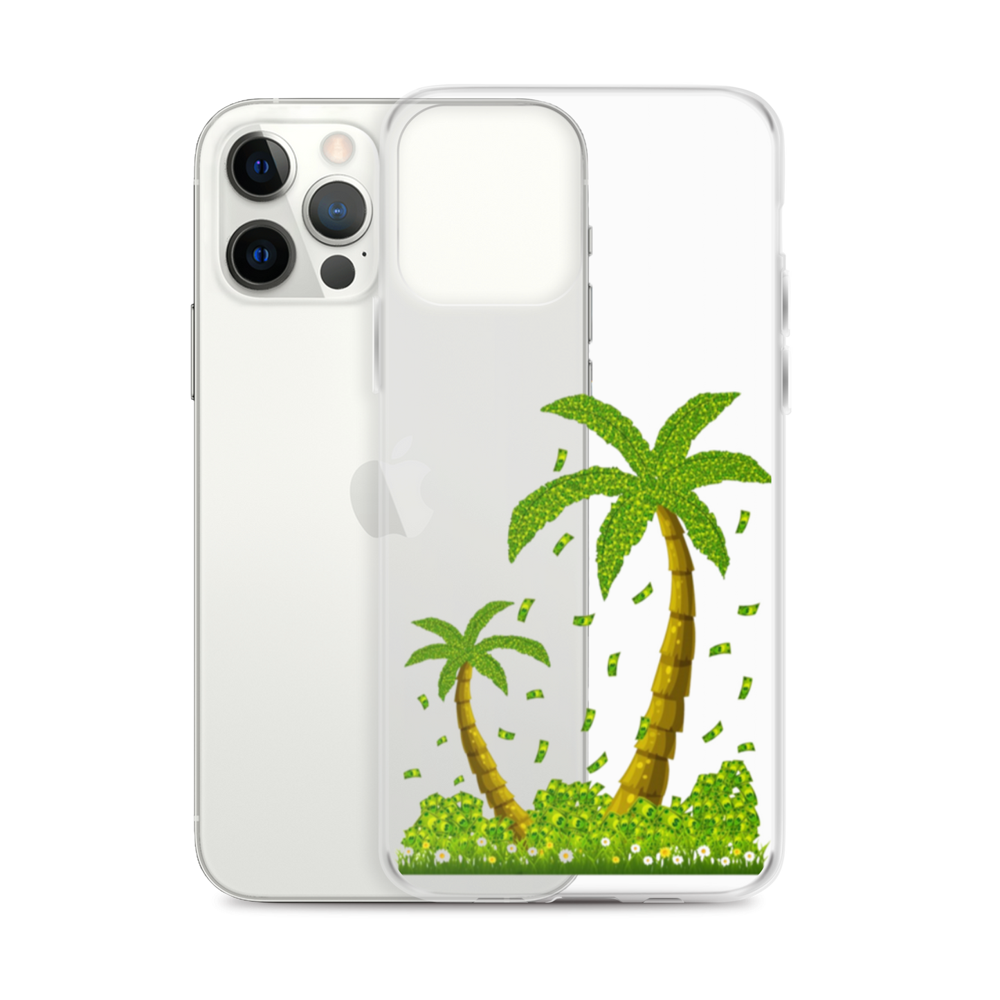 Lucky Money Palm Trees iPhone Case