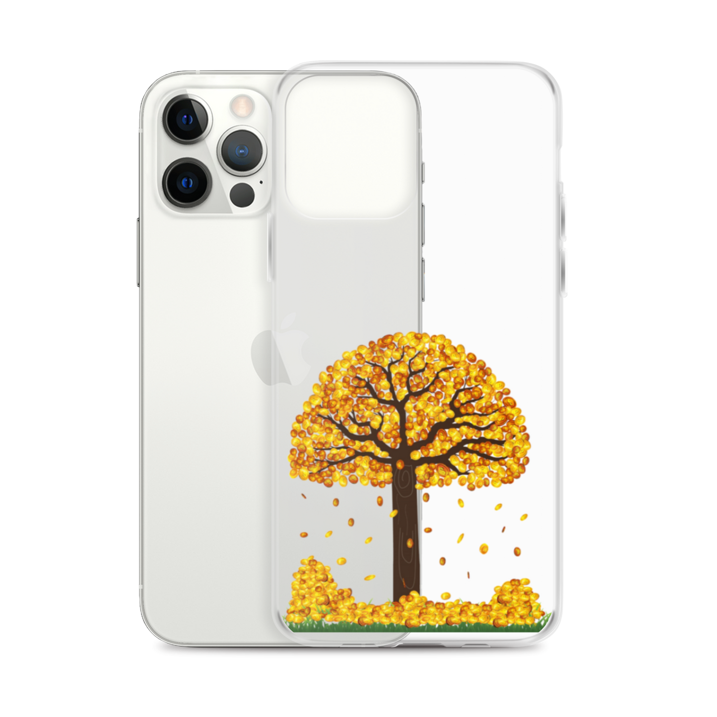 Lucky Gold Coin Money Tree iPhone Case