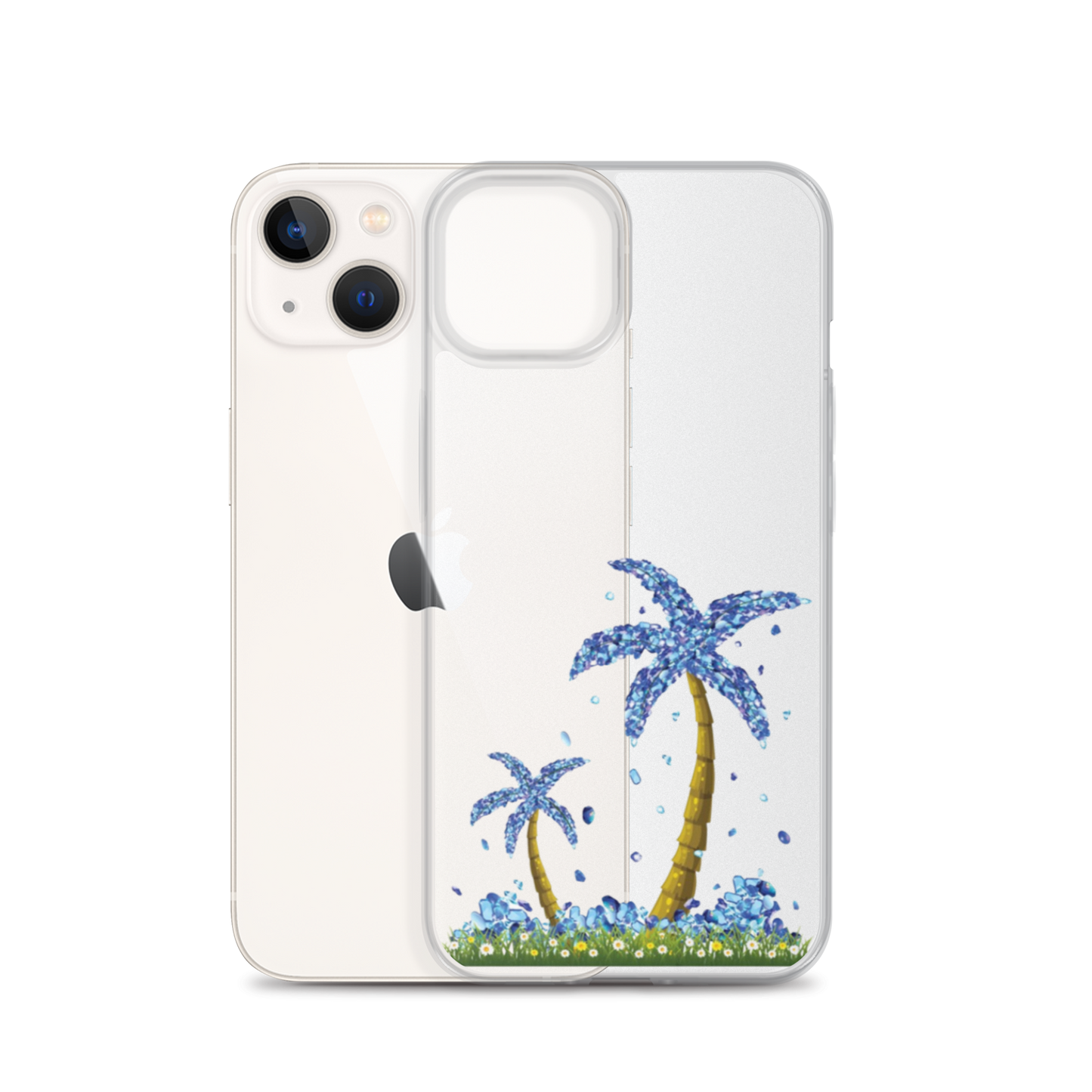 Lucky Diamond Palm Trees iPhone Case