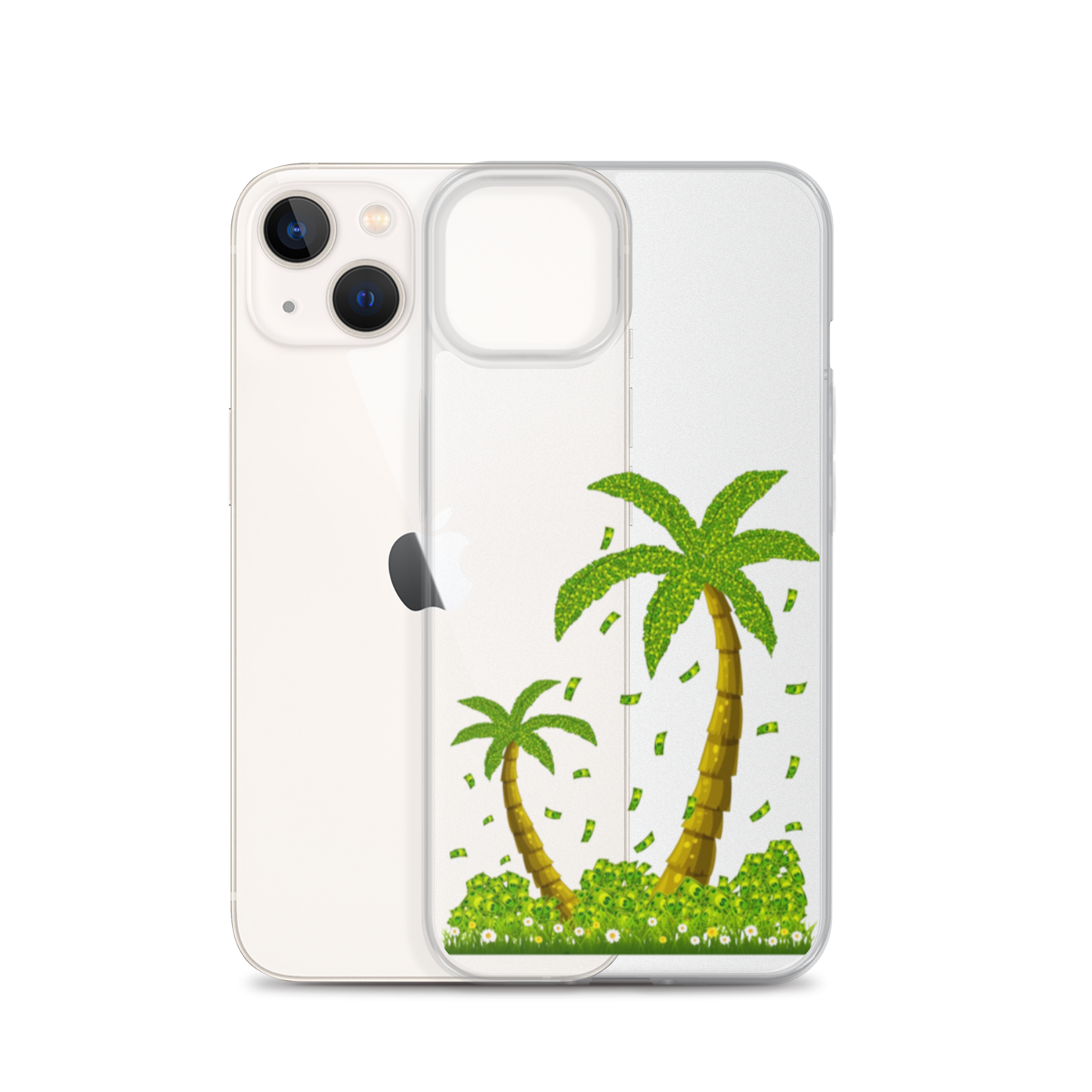 Lucky Money Palm Trees iPhone Case