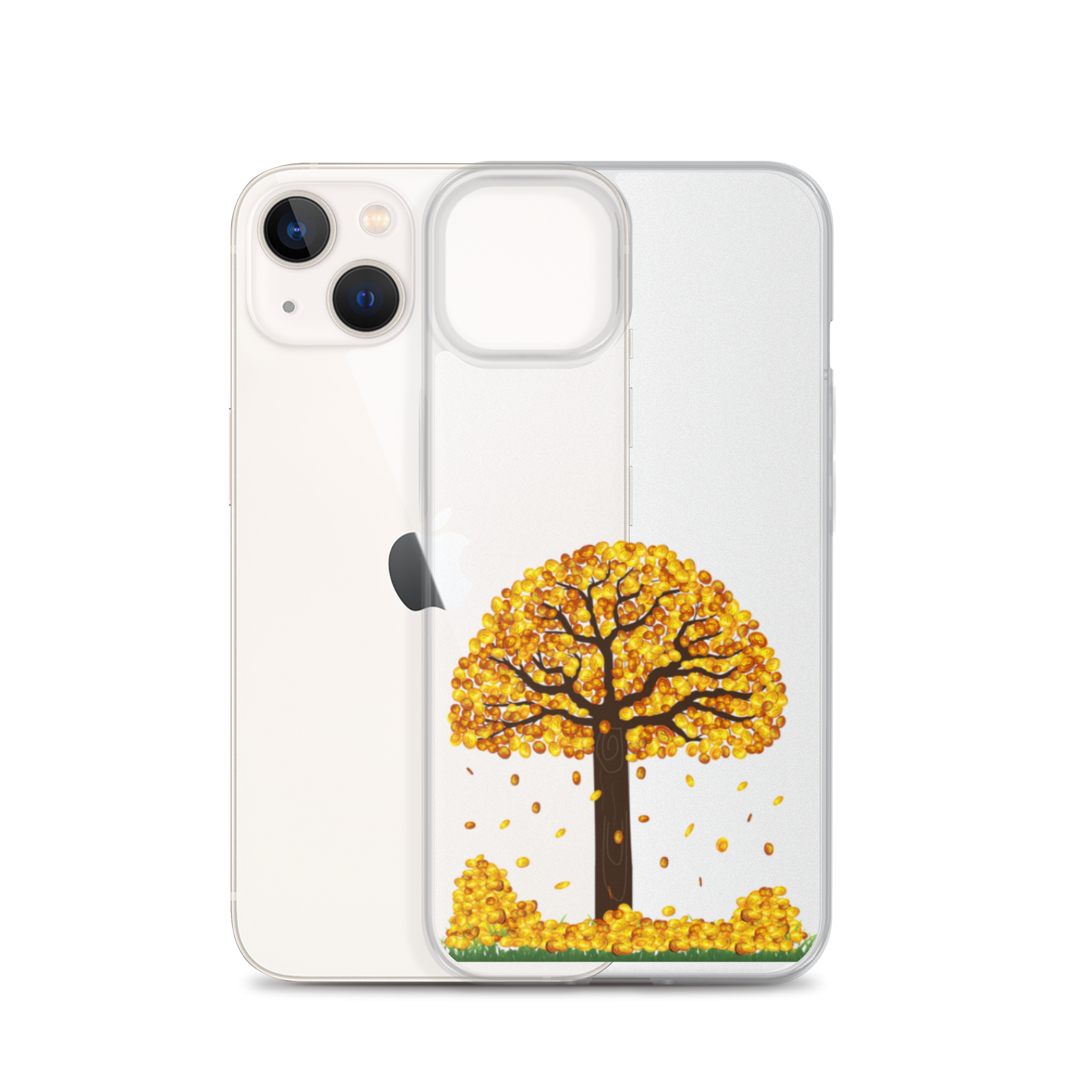 Lucky Gold Coin Money Tree iPhone Case