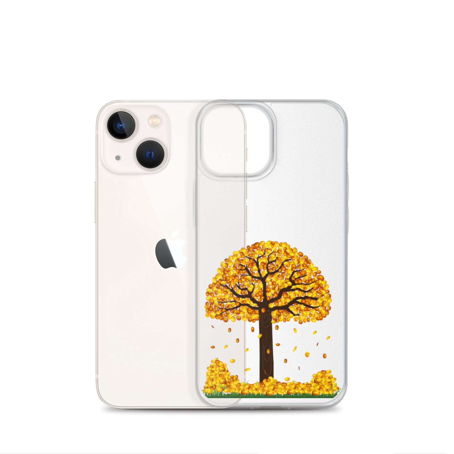 Lucky Gold Coin Money Tree iPhone Case