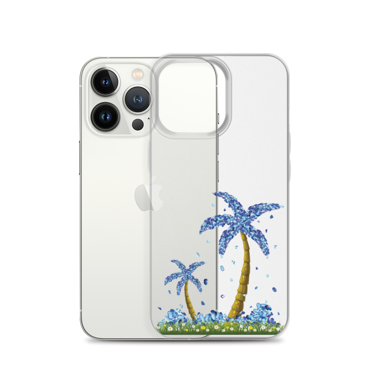 Lucky Diamond Palm Trees iPhone Case