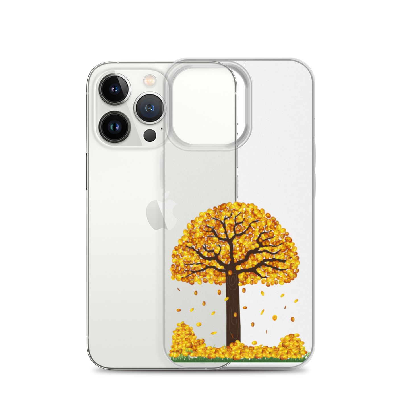 Lucky Gold Coin Money Tree iPhone Case