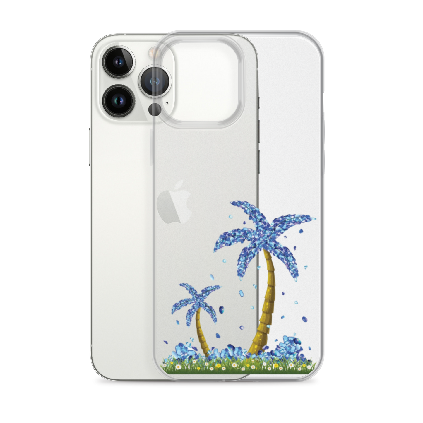 Lucky Diamond Palm Trees iPhone Case