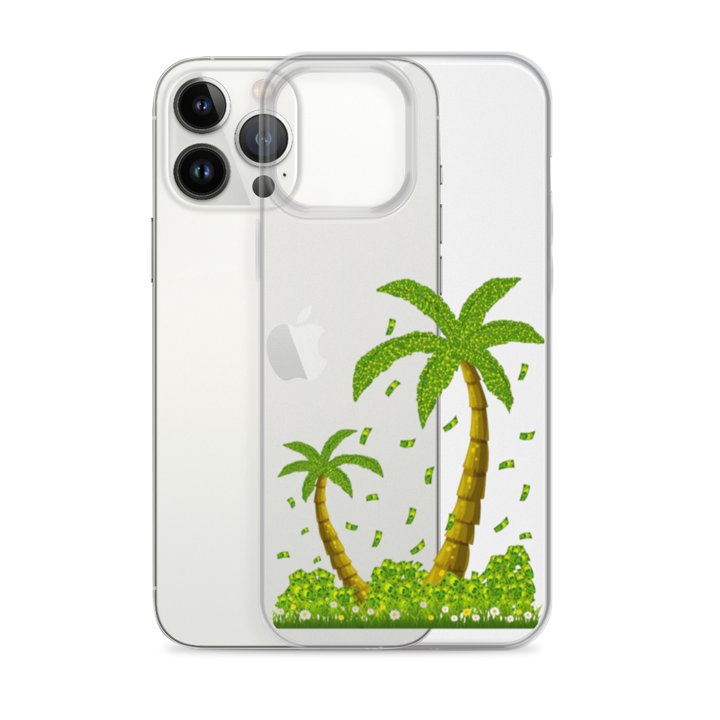 Lucky Money Palm Trees iPhone Case