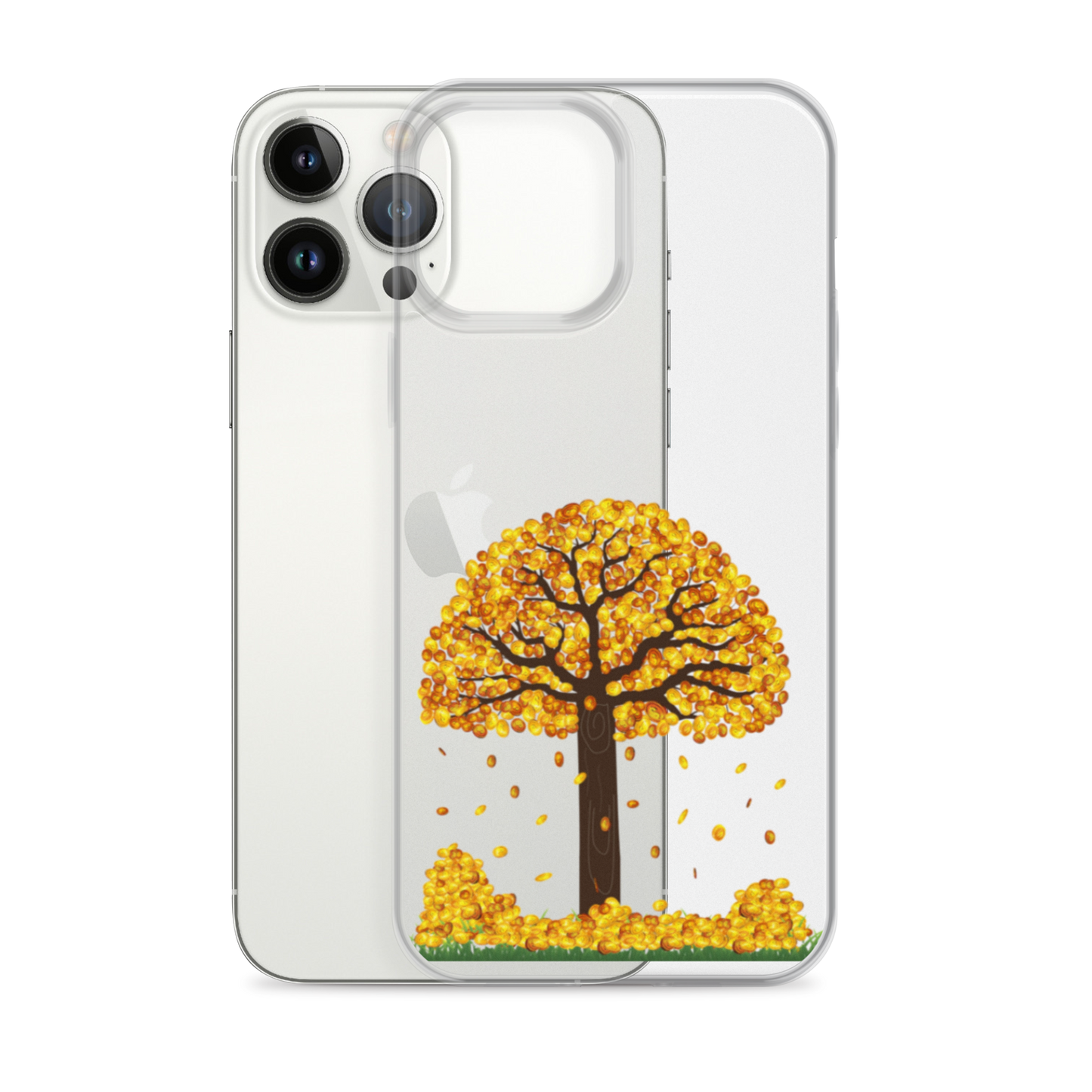 Lucky Gold Coin Money Tree iPhone Case