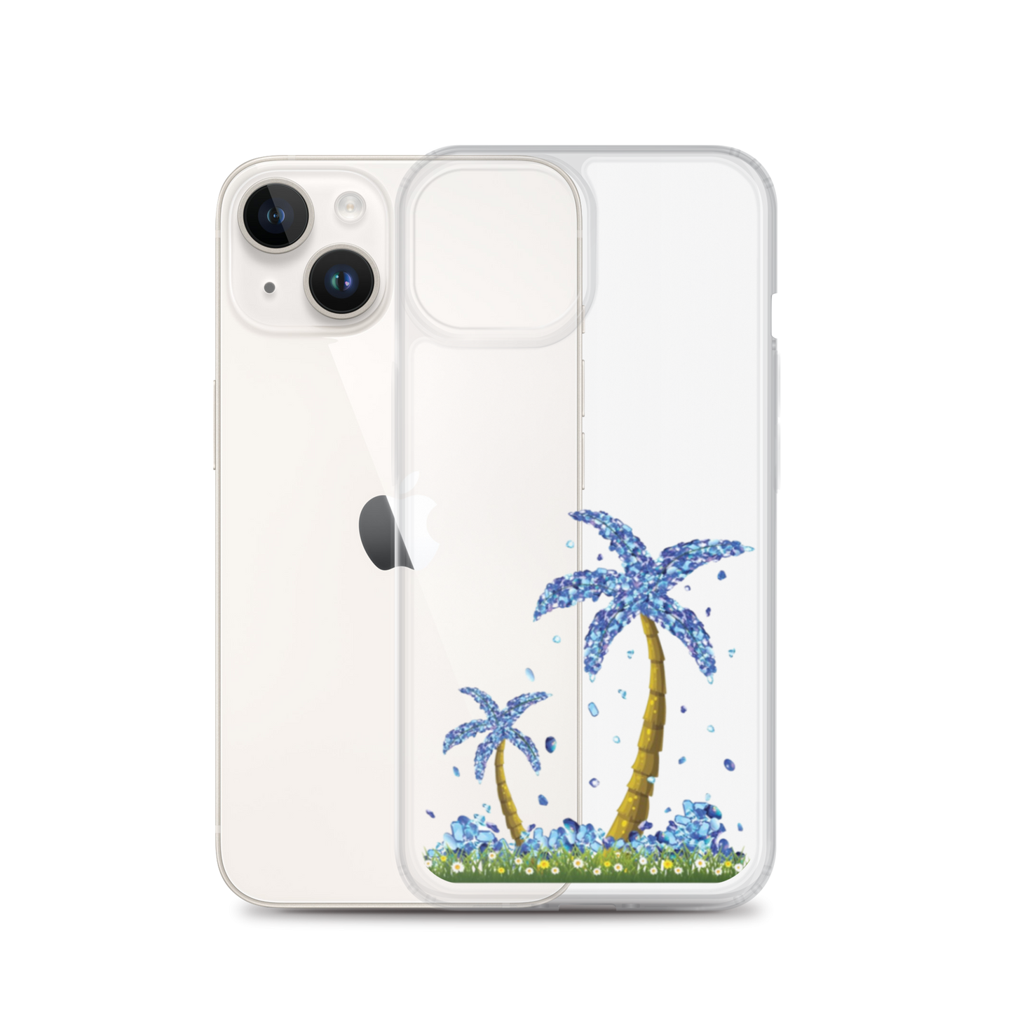 Lucky Diamond Palm Trees iPhone Case