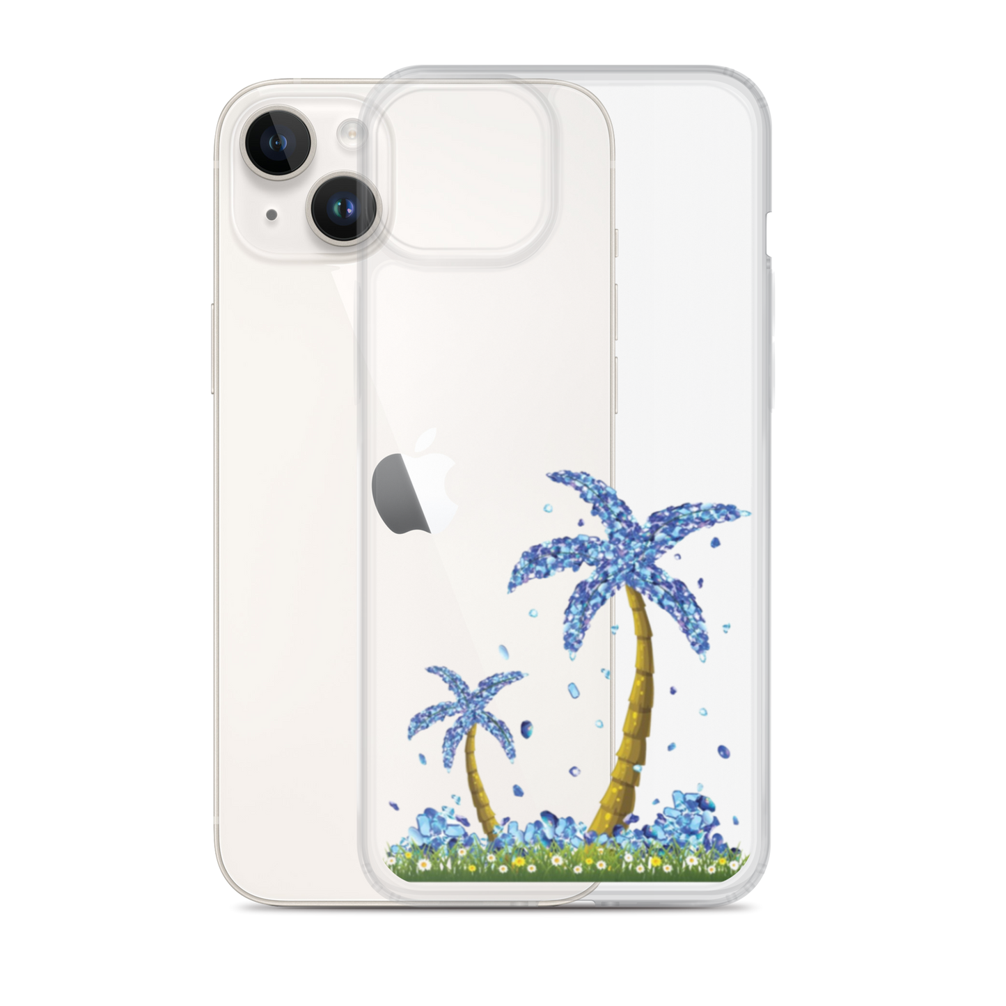 Lucky Diamond Palm Trees iPhone Case