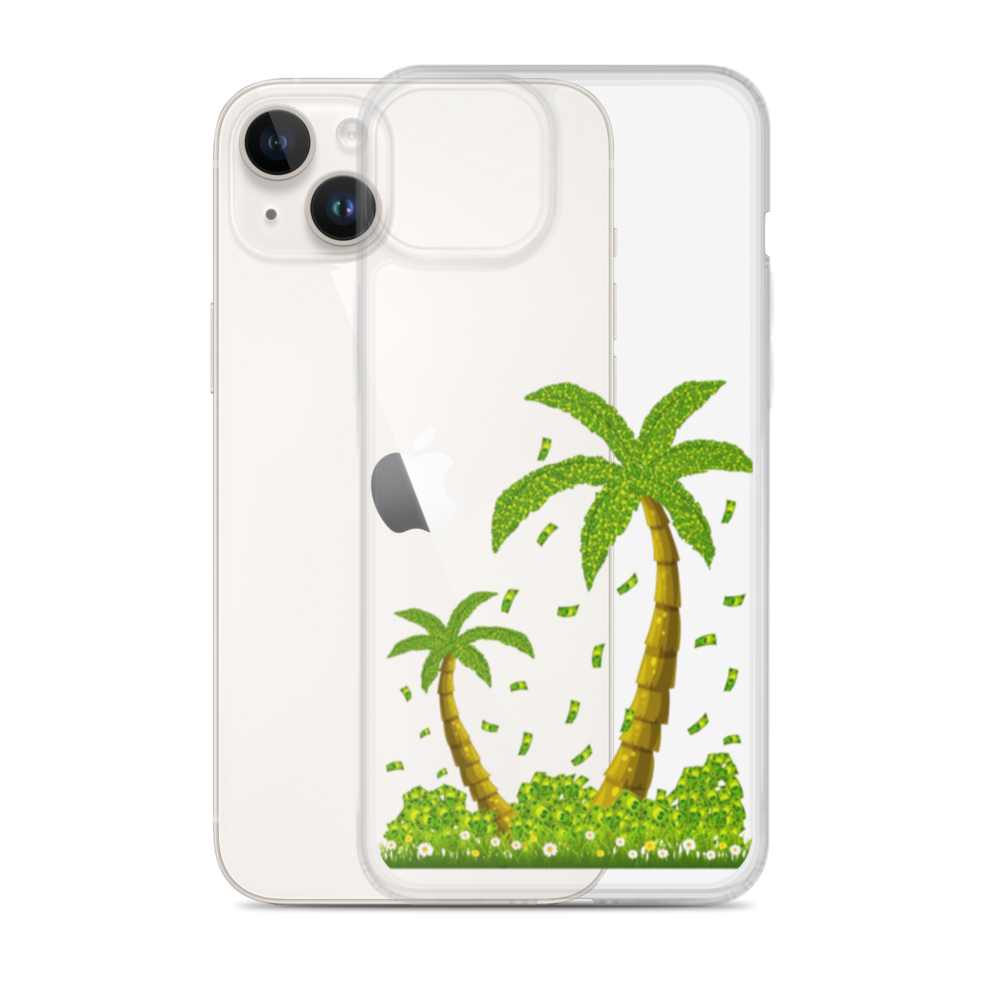 Lucky Money Palm Trees iPhone Case