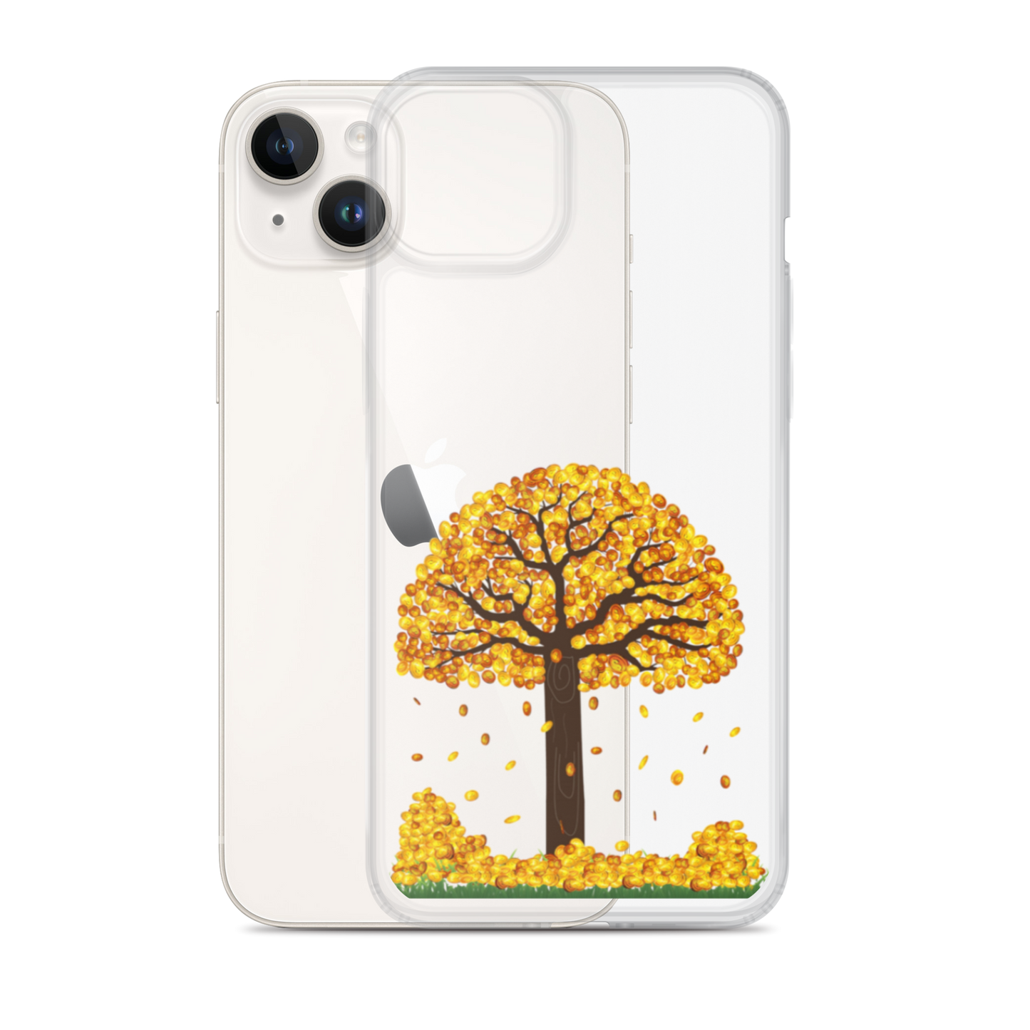 Lucky Gold Coin Money Tree iPhone Case