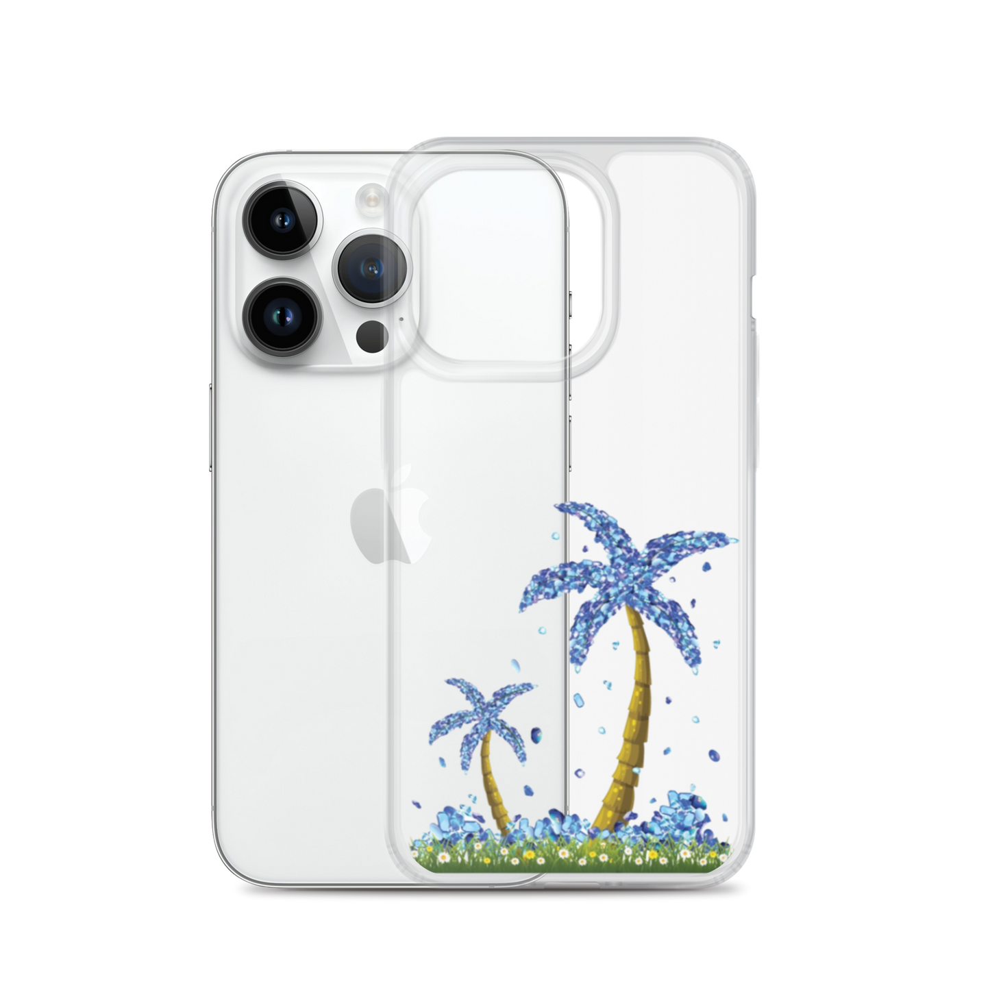 Lucky Diamond Palm Trees iPhone Case