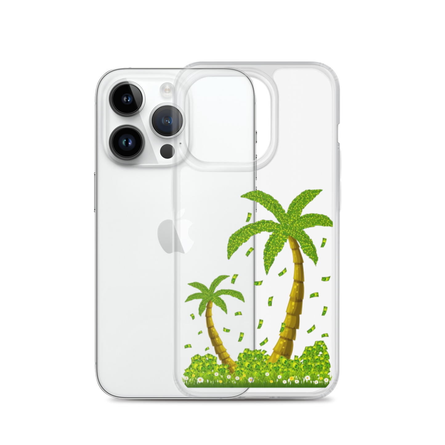 Lucky Money Palm Trees iPhone Case