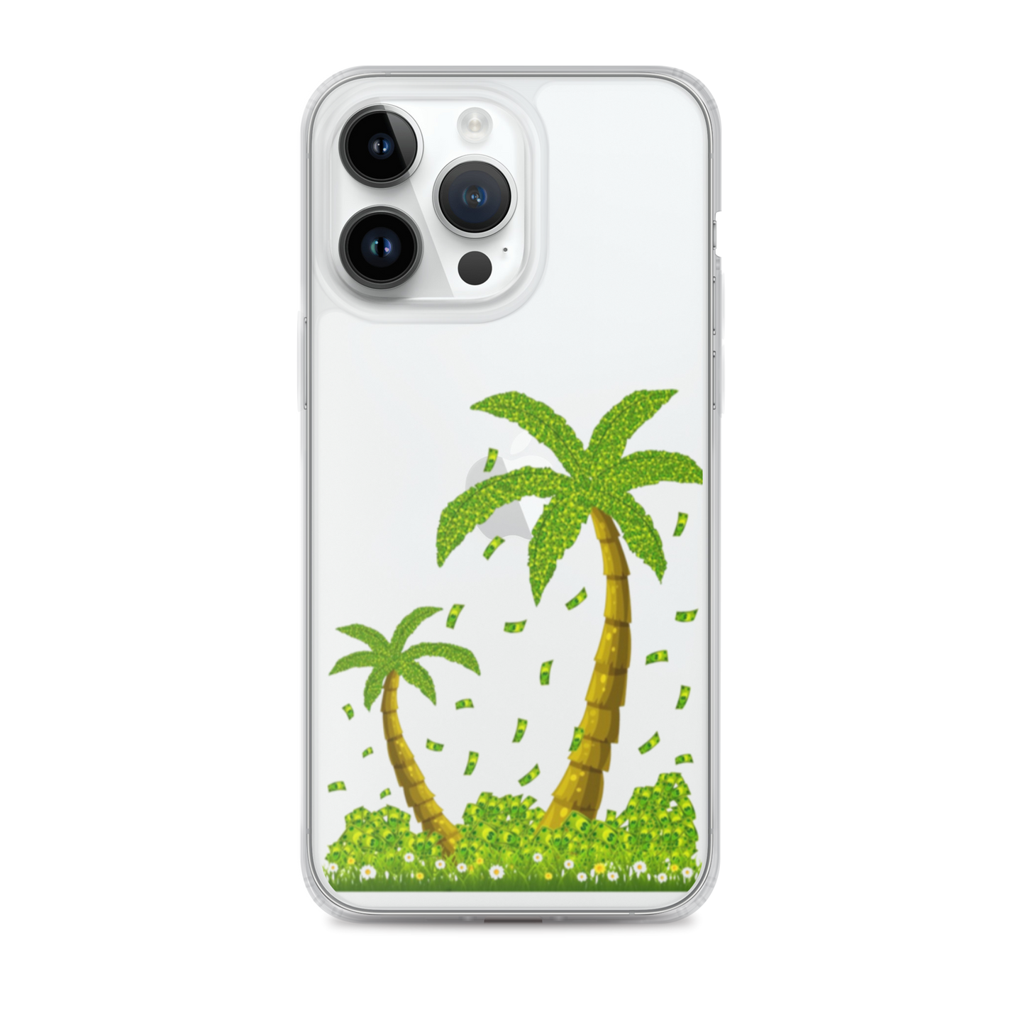 Lucky Money Palm Trees iPhone Case