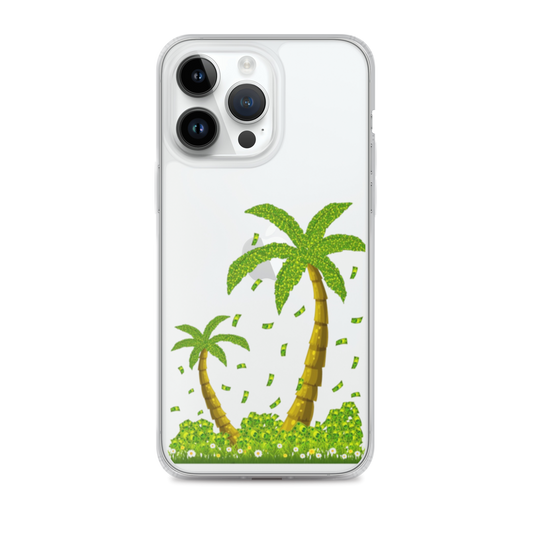 Lucky Money Palm Trees iPhone Case